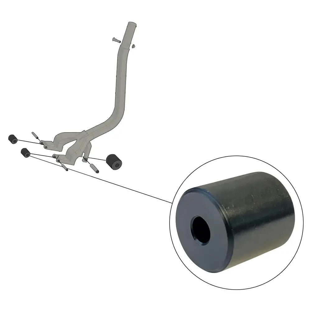 ESCO Small Front Roller Replacement for 90518 Tool - Durable Roller Wheel for Industrial Equipment Maintenance | Perfect for Workshop Repairs & Machinery Upkeep