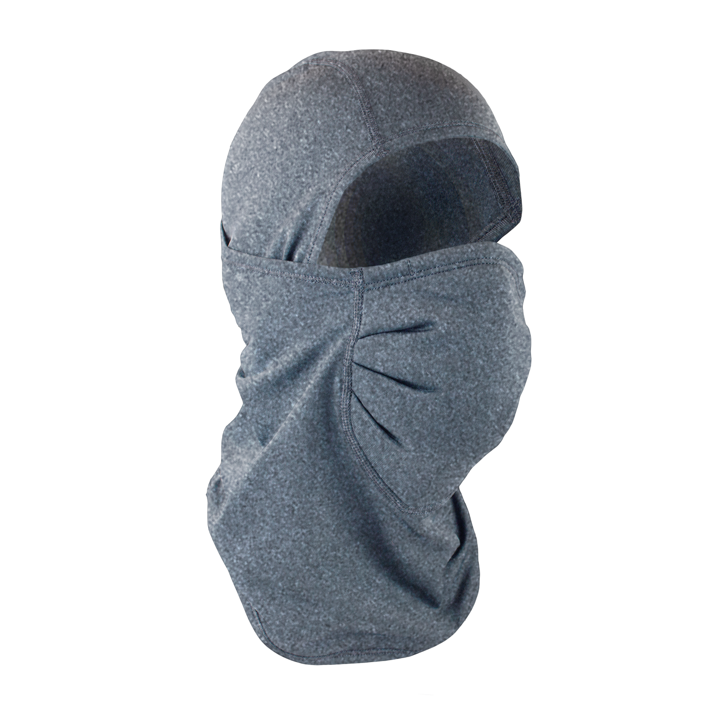 ChilGard Micro Elite Chamois Convertible Face Mask - Breathable & Adjustable for Outdoor Activities, Travel & Daily Protection (Granite)