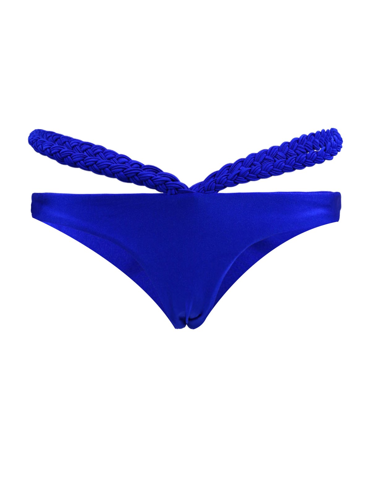 Luli Fama Women's Kiss The Wave Sandy Buns Braided Bikini Bottom - Sexy Swimwear for Beach Vacations & Pool Parties