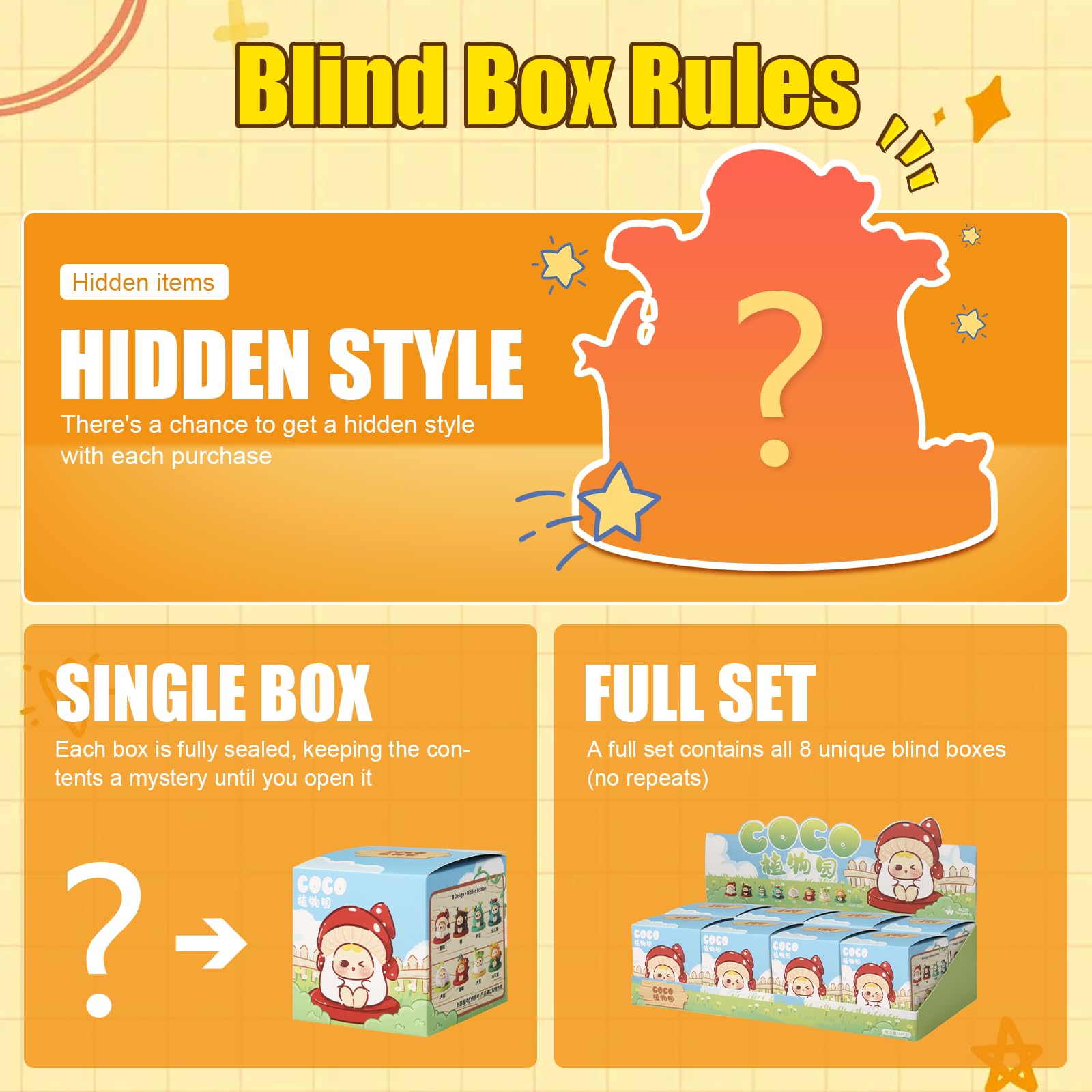 Coco Plant Series Blind Box - 1PC Mystery Collectible Figure, Cute Random Design for Birthday Gifts | Perfect for Plant Lovers, Anime Fans & Surprise Party Favors