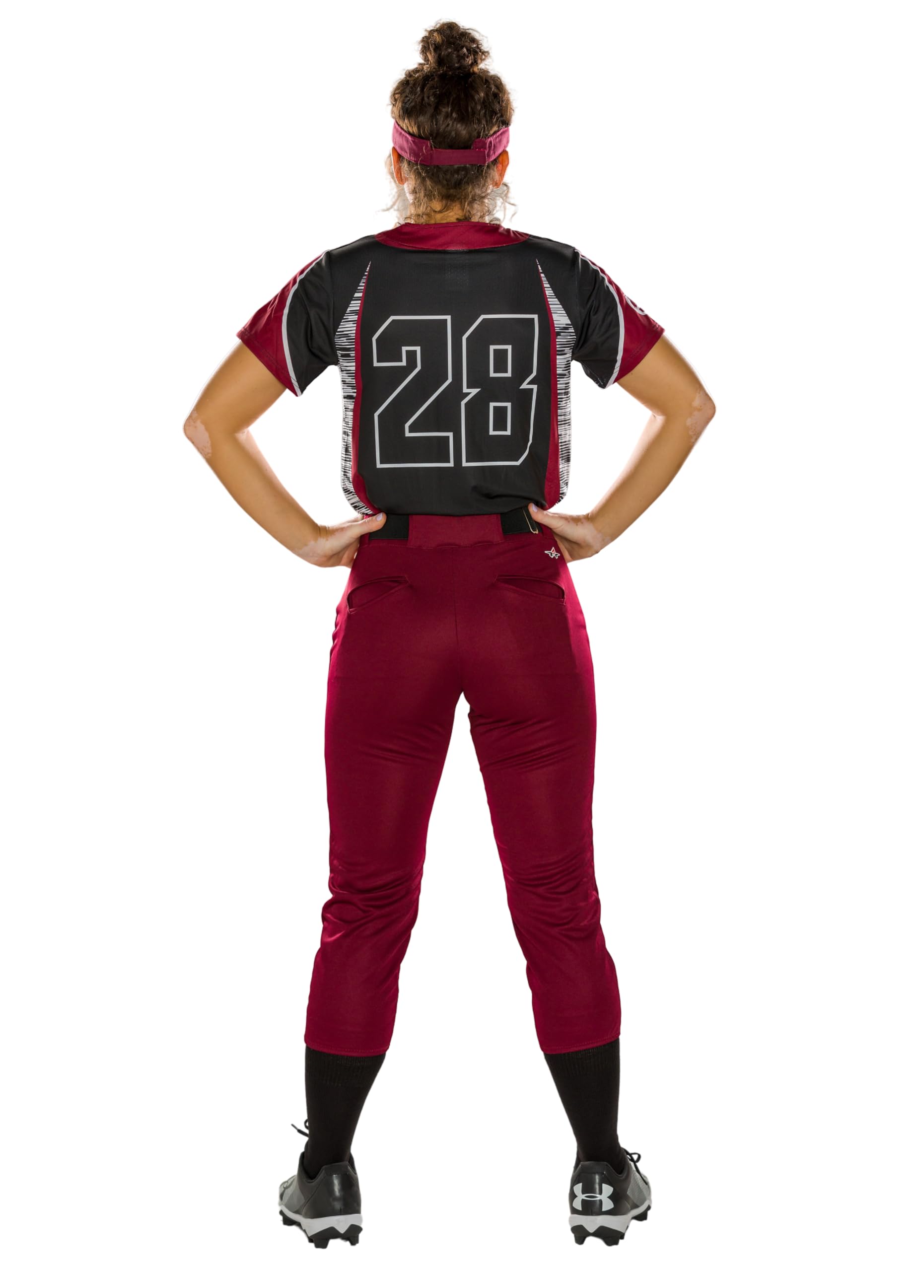 Alleson Athletic Women's Fastpitch Softball Pants with Belt Loops - Comfortable & Durable for Practice & Games