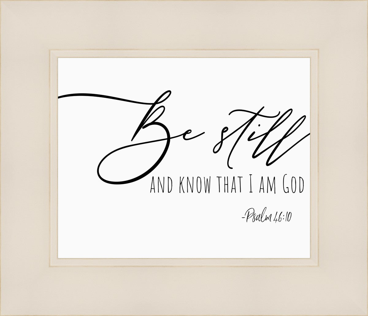Be Still By Paige Tilly - Inspirational Wall Art Decor for Home, Office & Gifts - Perfect for Living Room, Bedroom & Meditation Space