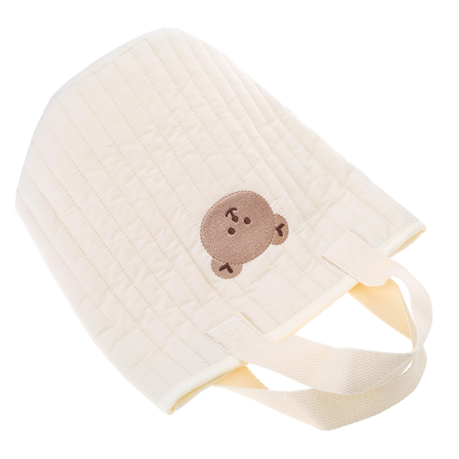 Montesy Bear Cotton Storage Basket - Large Capacity for Diapers & Nursery Organization