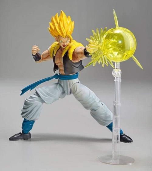 Figure Rise Standard Dragon Ball Super Super Saiyan Gogeta Action Figure Model Kit - Buildable Collectible for Anime Fans & Display Decor