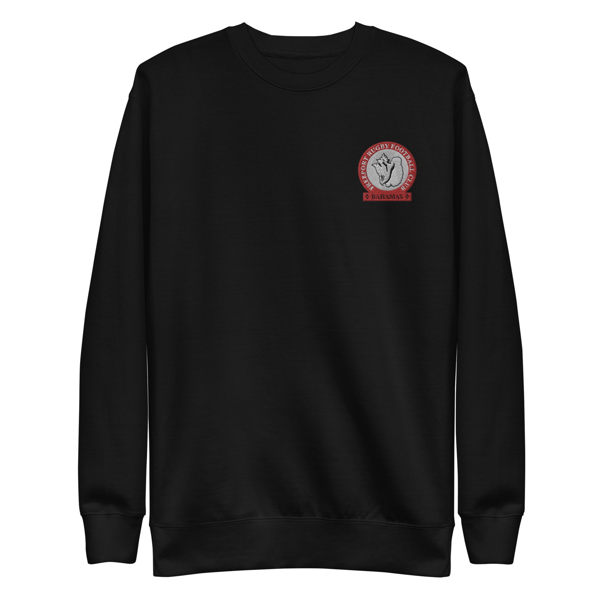 Freeport RFC Embroidered Crewneck Sweatshirt - Men's Casual Pullover with Vintage Logo - Perfect for Game Day, Streetwear & Everyday Comfort