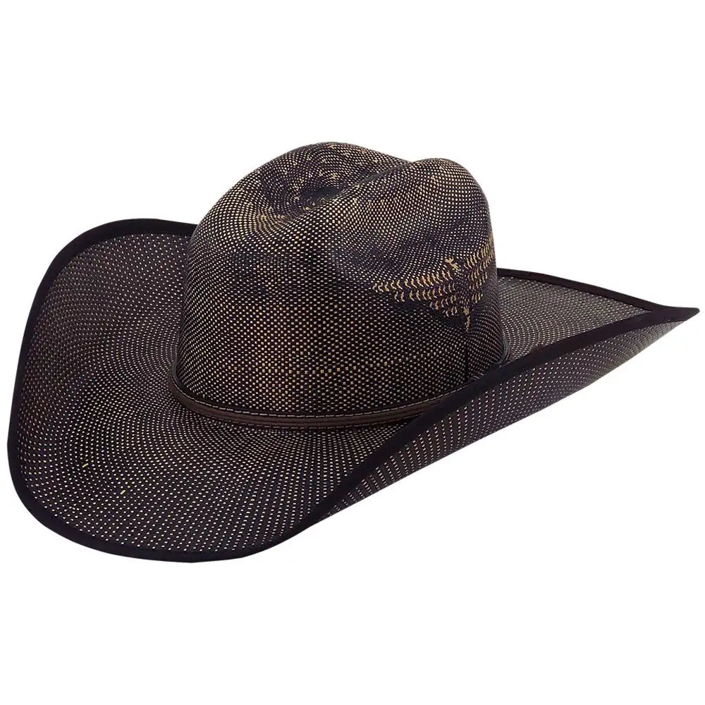 Justin Fenix Straw Cowboy Hat for Men & Women - Western Style Sun Hat with Wide Brim - Perfect for Outdoor, Rodeo, Beach & Summer Fashion