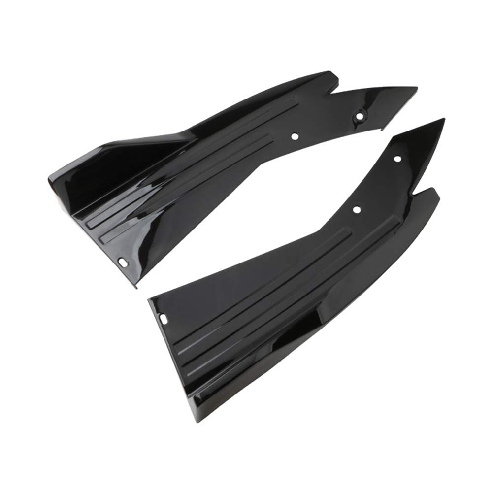 Universal ABS Car Rear Bumper Diffuser Lip Spoiler - 1 Pair Side Fender Skirt Splitter & Canard Protector for Enhanced Aerodynamics & Style | Perfect for Sports Cars, Tuners & Performance Upgrades