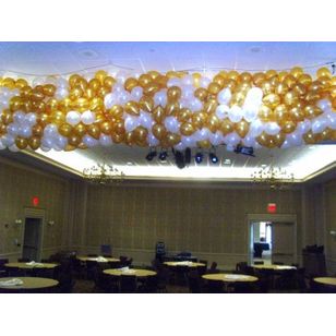 100 Count Balloon Drop Kit for Parties - Perfect for Birthday Celebrations, New Year's Eve, and Special Events