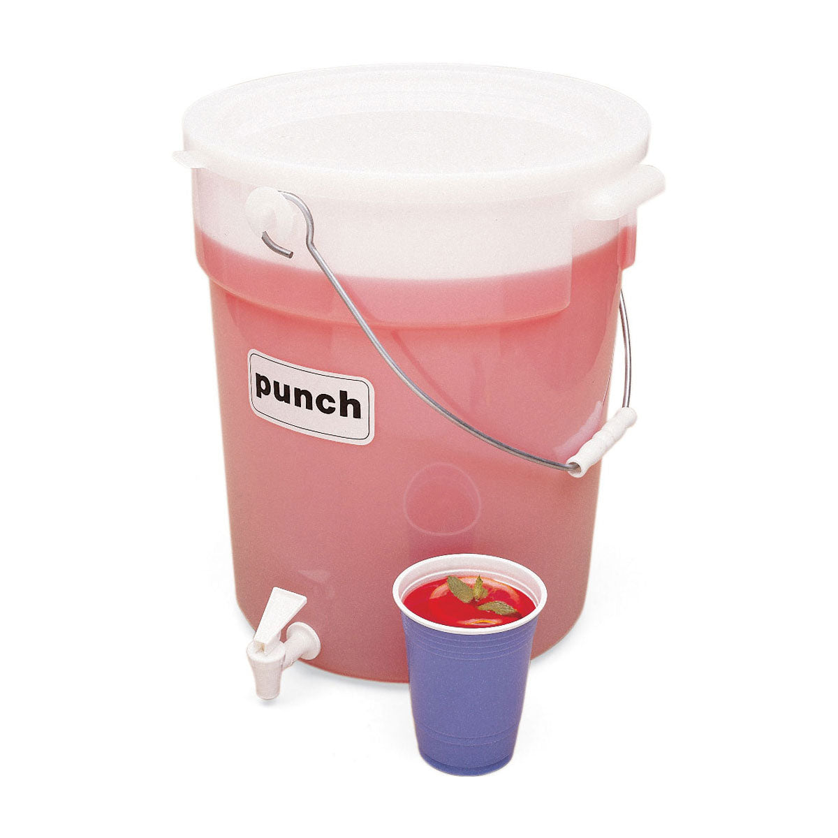 Cambro DSPR6148 6-Gallon Pail Beverage Dispenser - Commercial Drink Dispenser for Parties, Restaurants & Catering Events