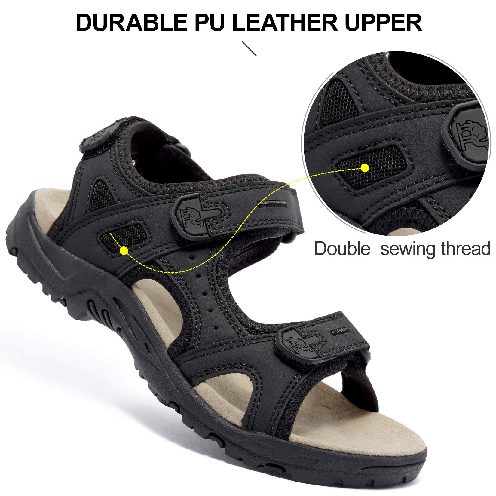CAMEL CROWN Women's Hiking Sandals - Waterproof Sport Sandals with Arch Support for Walking, Beach & Outdoor Activities | Perfect for Travel, Camping & Summer Adventures