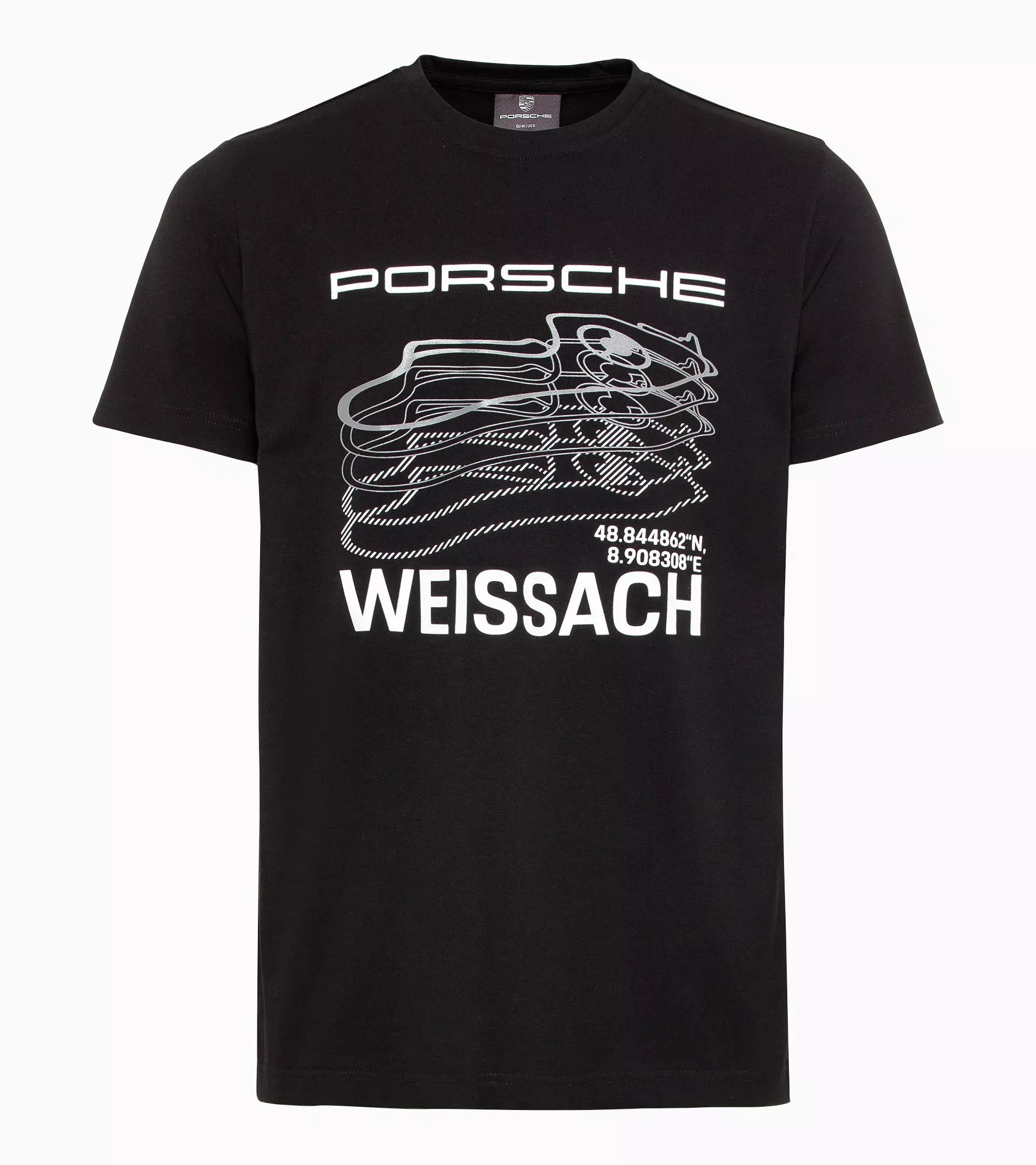 Porsche Men's Performance T-Shirt - Black Weissach Edition | Breathable Cotton Tee for Casual Wear, Racing Events & Car Enthusiasts