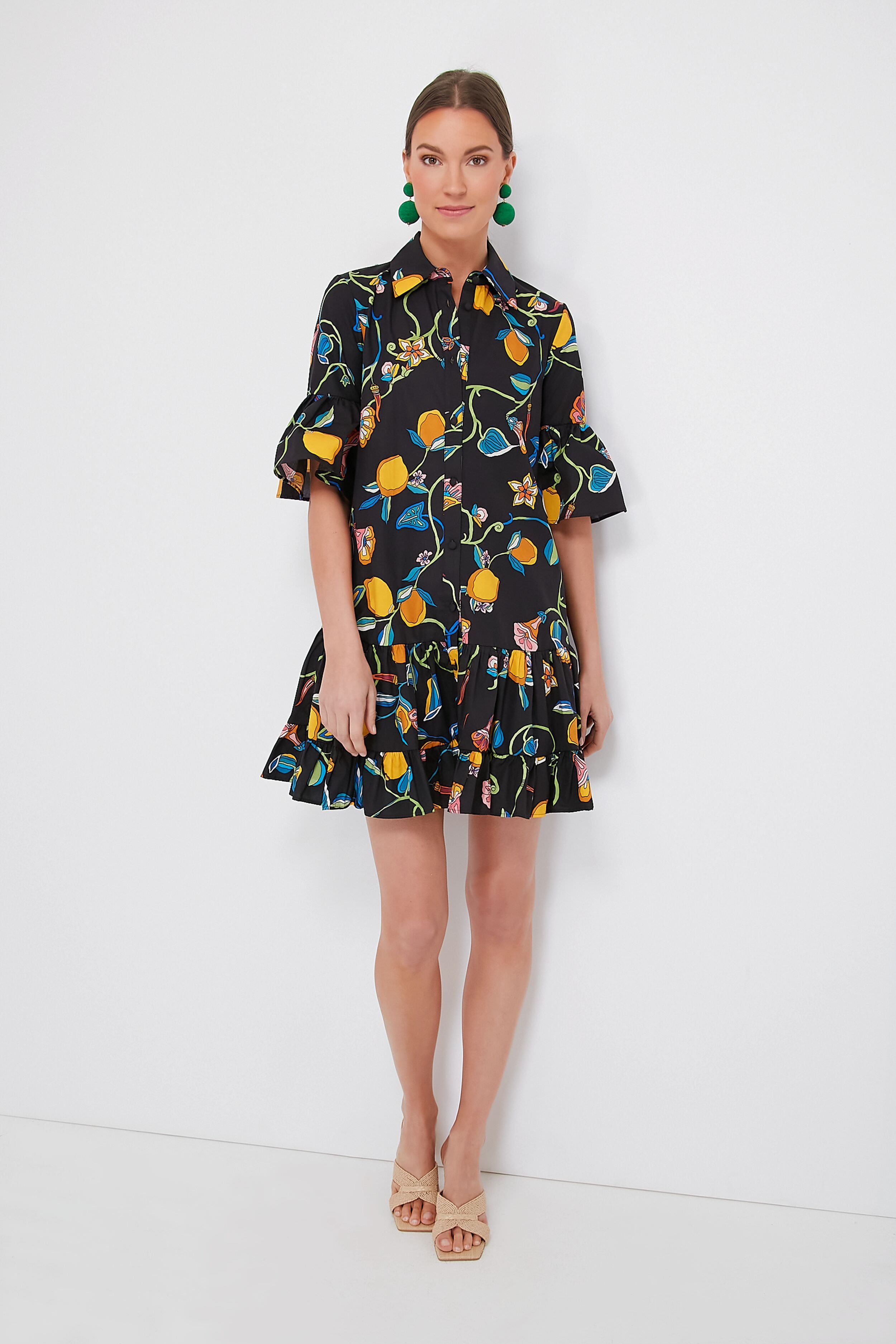 Borboni Choux Dress - Elegant Floral Summer Dress for Women | Perfect for Weddings, Parties & Casual Outings