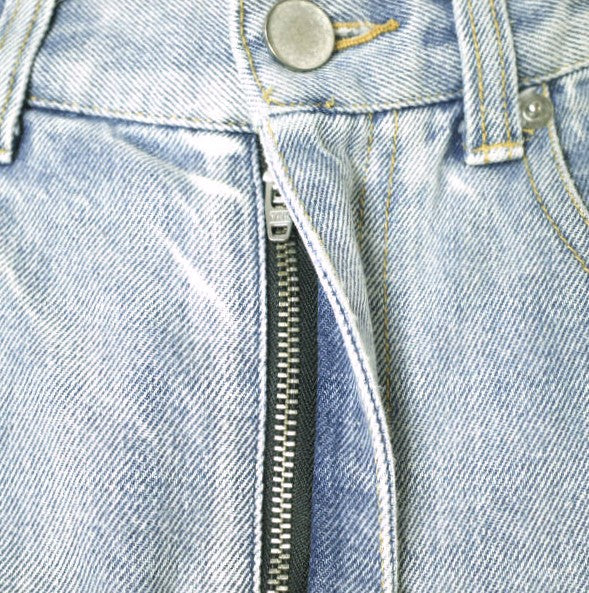 3.1 Phillip Lim Women's Indigo Denim Pants with Zipper - Stylish High Waist Skinny Jeans for Casual Wear & Night Out
