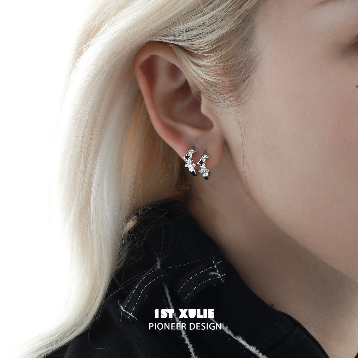 Star Trails S925 Sterling Silver Butterfly Ear Clips Earrings™ - Elegant Butterfly Stud Earrings for Women, Hypoallergenic Jewelry Gift for Her - Perfect for Parties, Weddings & Everyday Wear