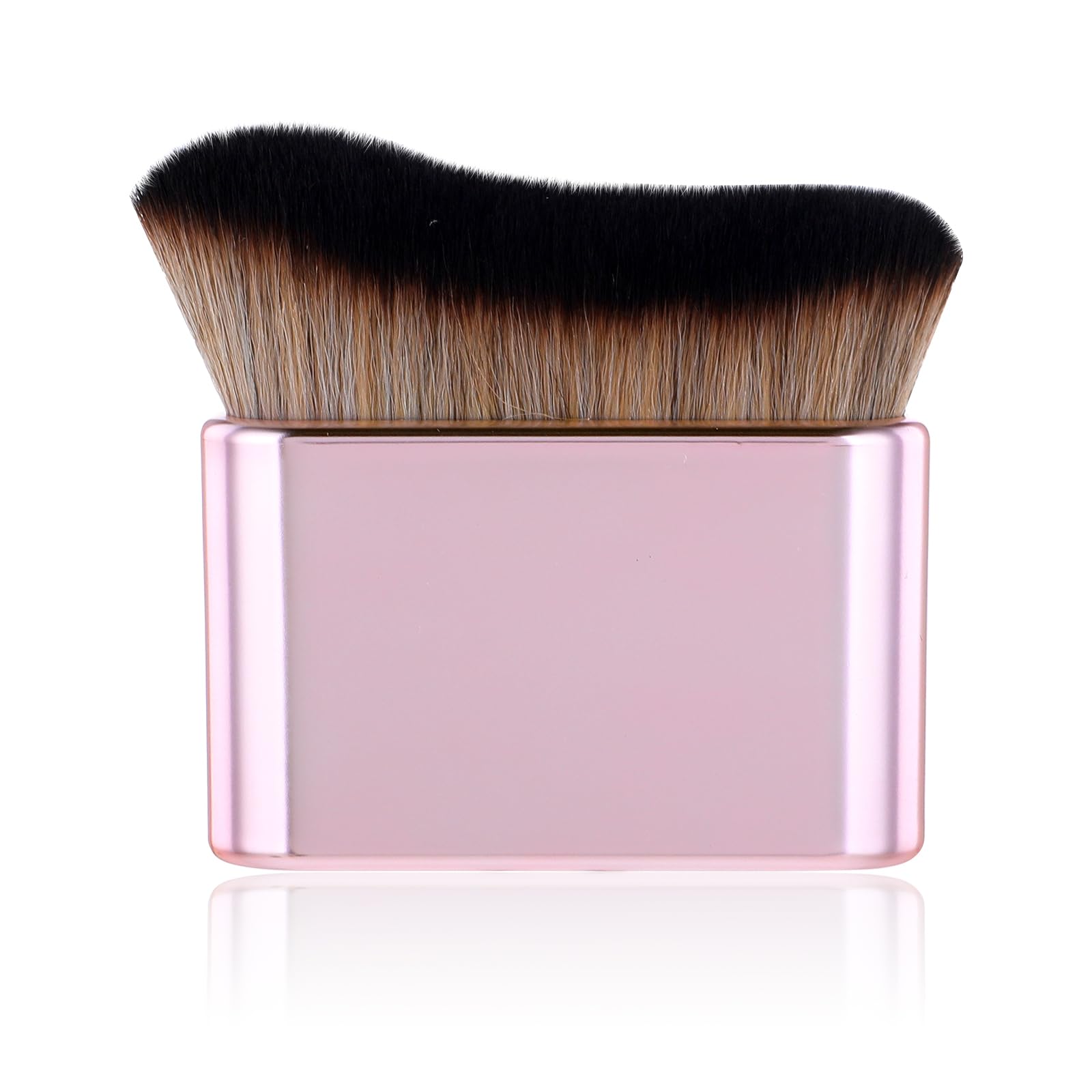 Premium Self Tan Brush - Soft Body Makeup Brush for Face & Body, Portable Self Tanner Applicator with Rose Gold Handle - Perfect for Sunless Tanning, Leg Makeup & Even Coverage at Home or Travel