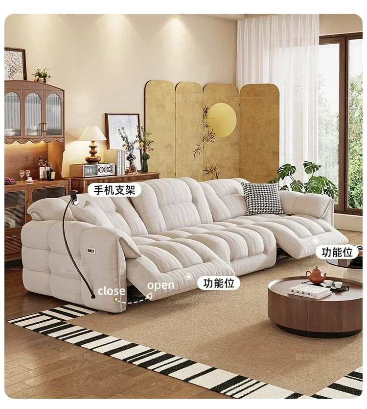Luxury Electric Recliner Sofa Set - Modern Designer Furniture with Premium Comfort & Adjustable Functionality for Living Room, Home Theater & Office Relaxation