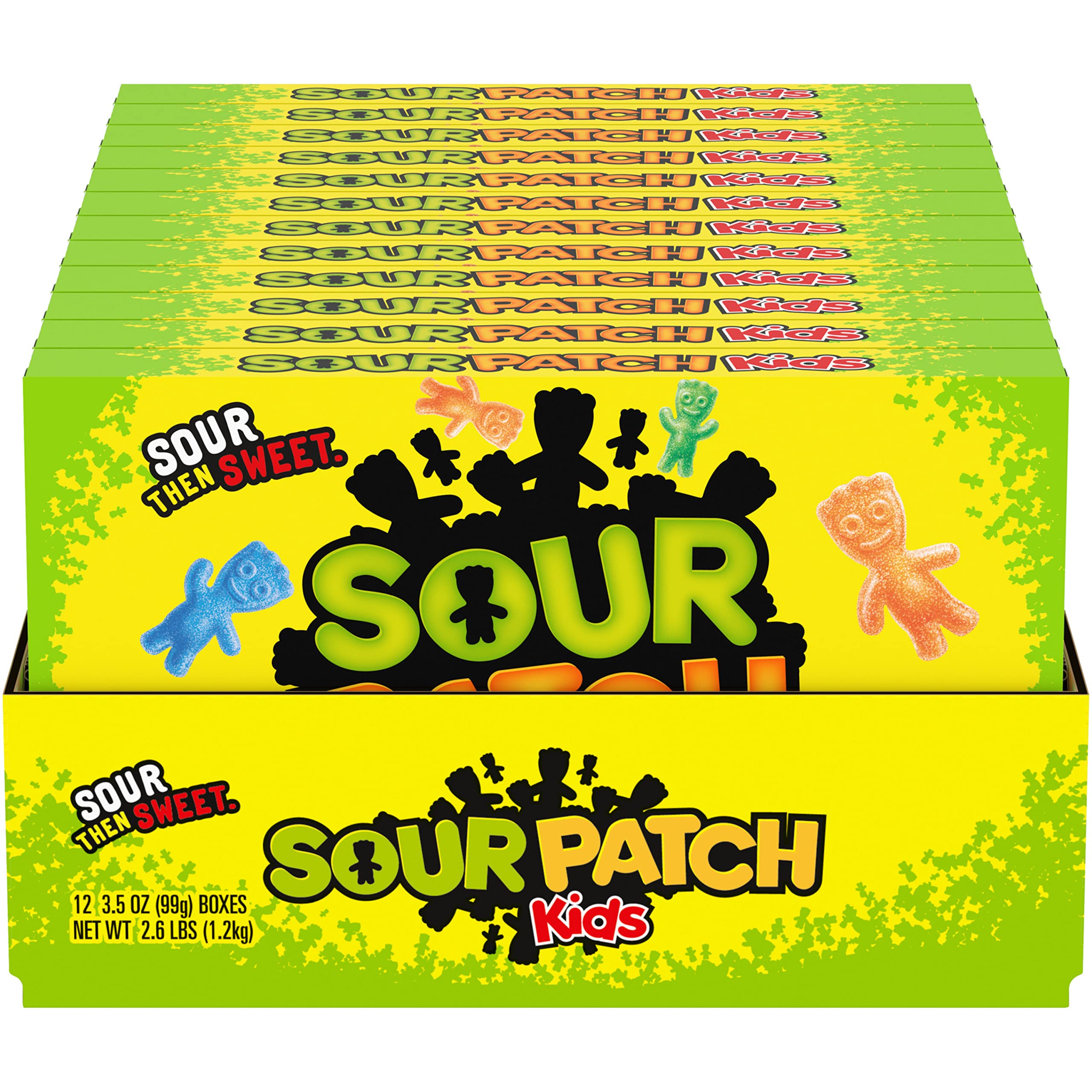 SOUR PATCH KIDS Soft & Chewy Candy - 12 Pack (3.5 oz Boxes) | Easter Candy, Party Favors, Movie Night Snacks, Halloween Treats & Office Desserts