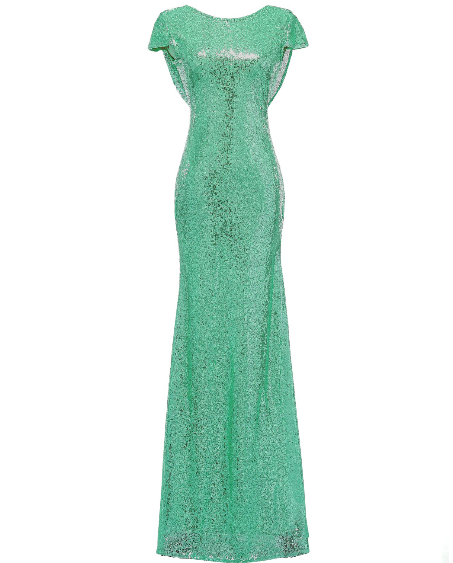 SOLOVEDRESS Women's Mermaid Evening Gown with Sequins - Elegant Long Formal Dress for Prom, Bridesmaid, Wedding Guest - Perfect for Special Occasions & Red Carpet Events