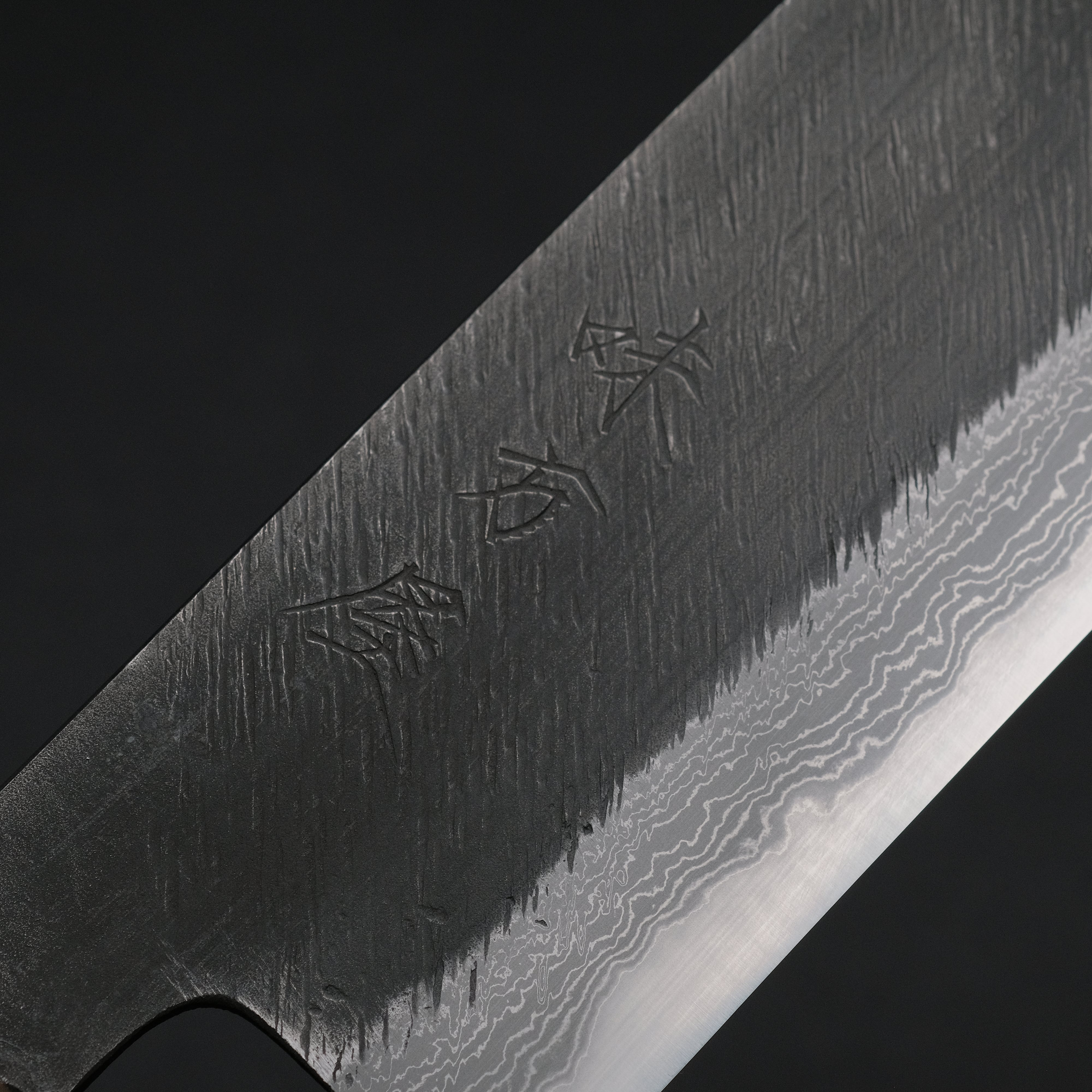 Premium Ajikataya White #2 Matsuba Damascus Nakiri Knife 180mm - Ebony & Stabilized Wood Handle - Japanese Vegetable Chef Knife for Professional Cooking, Slicing, and Chopping - Perfect for Home Chefs and Culinary Enthusiasts