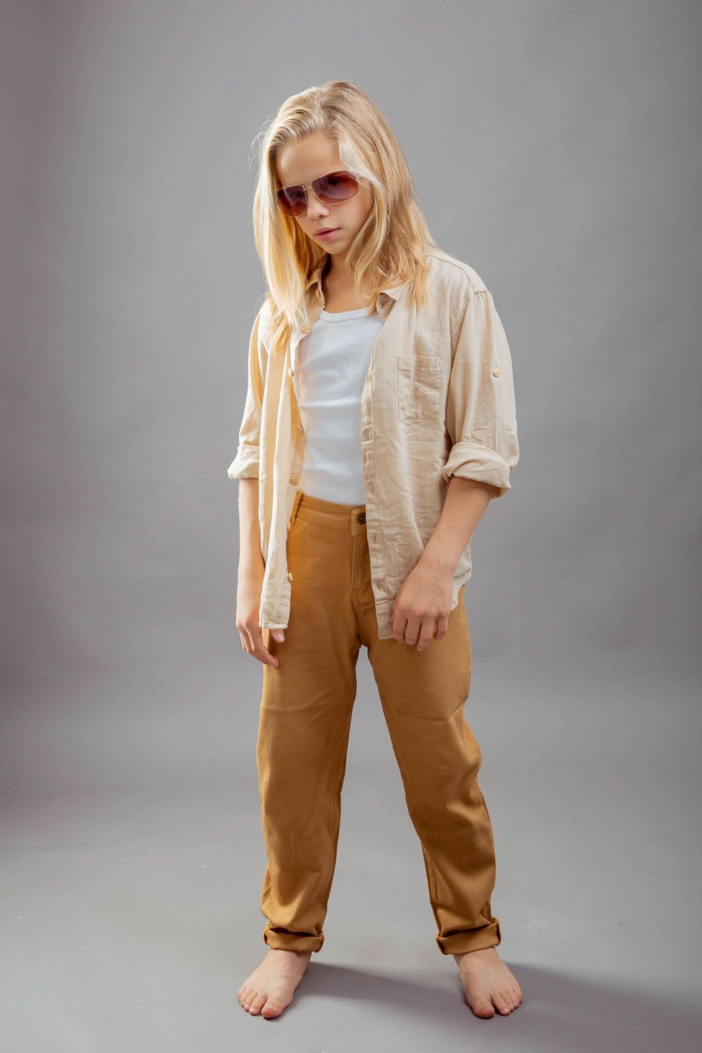 Gabardine Fabric Carrot Cut Pants for Women - Comfortable High Waist Tapered Trousers for Office, Casual & Travel Wear