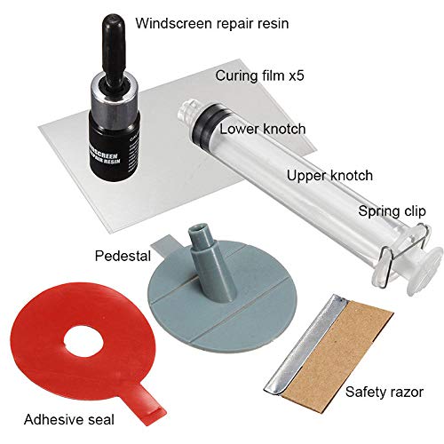 Professional Windshield Repair Kit for Cars - DIY Chip & Crack Fix Tool Set | Easy Auto Glass Repair for Home & Roadside Use