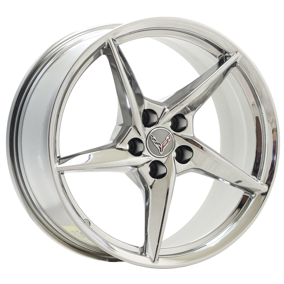 2021-2023 Chevrolet Corvette C8 Z06 E-Ray OEM Bright Chrome Wheels Rims Set - Factory Direct Exchange for Enhanced Performance & Style | Perfect for Racing, Car Shows & Daily Driving