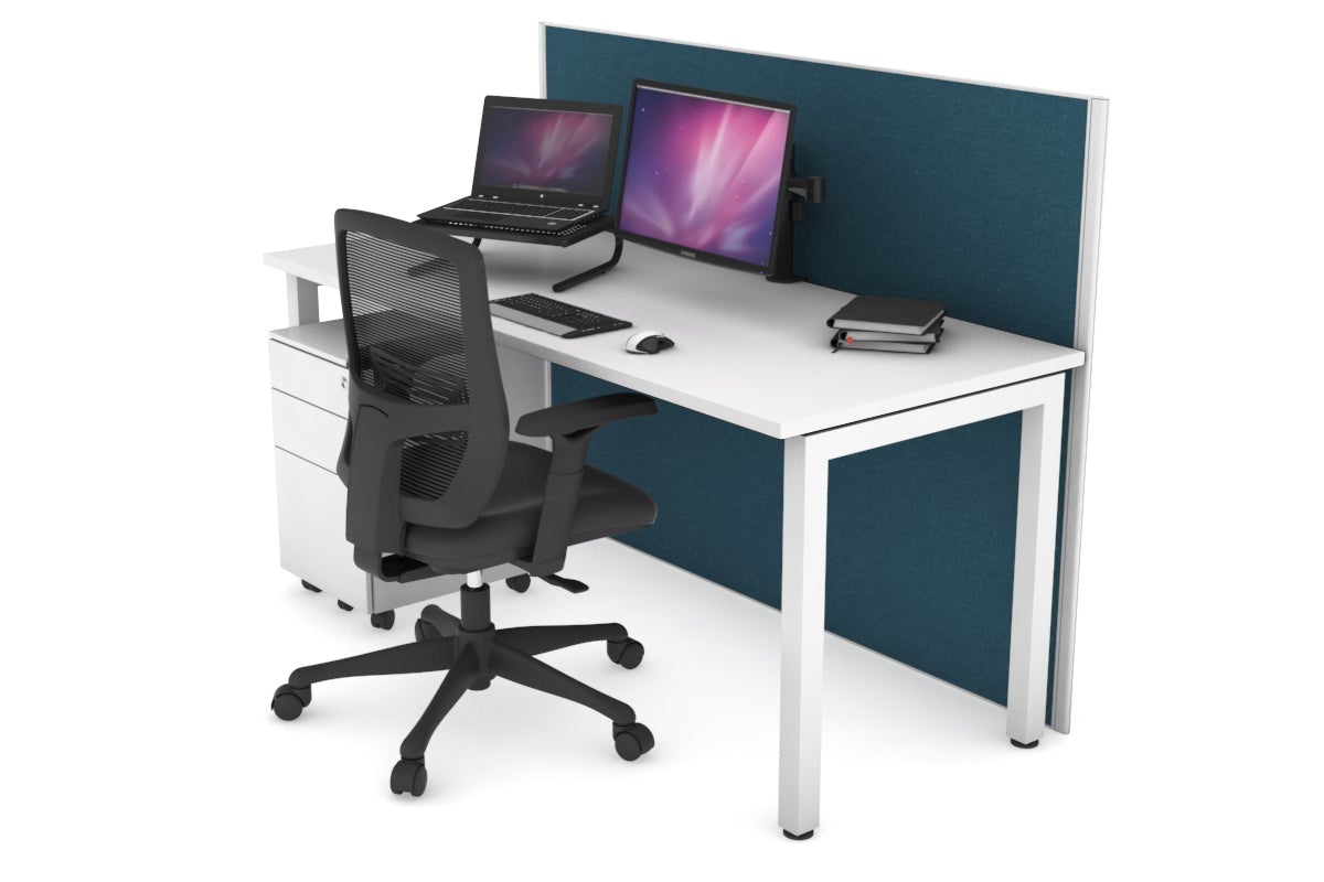 Horizon Quadro Square Legs Office Desk - 70.8