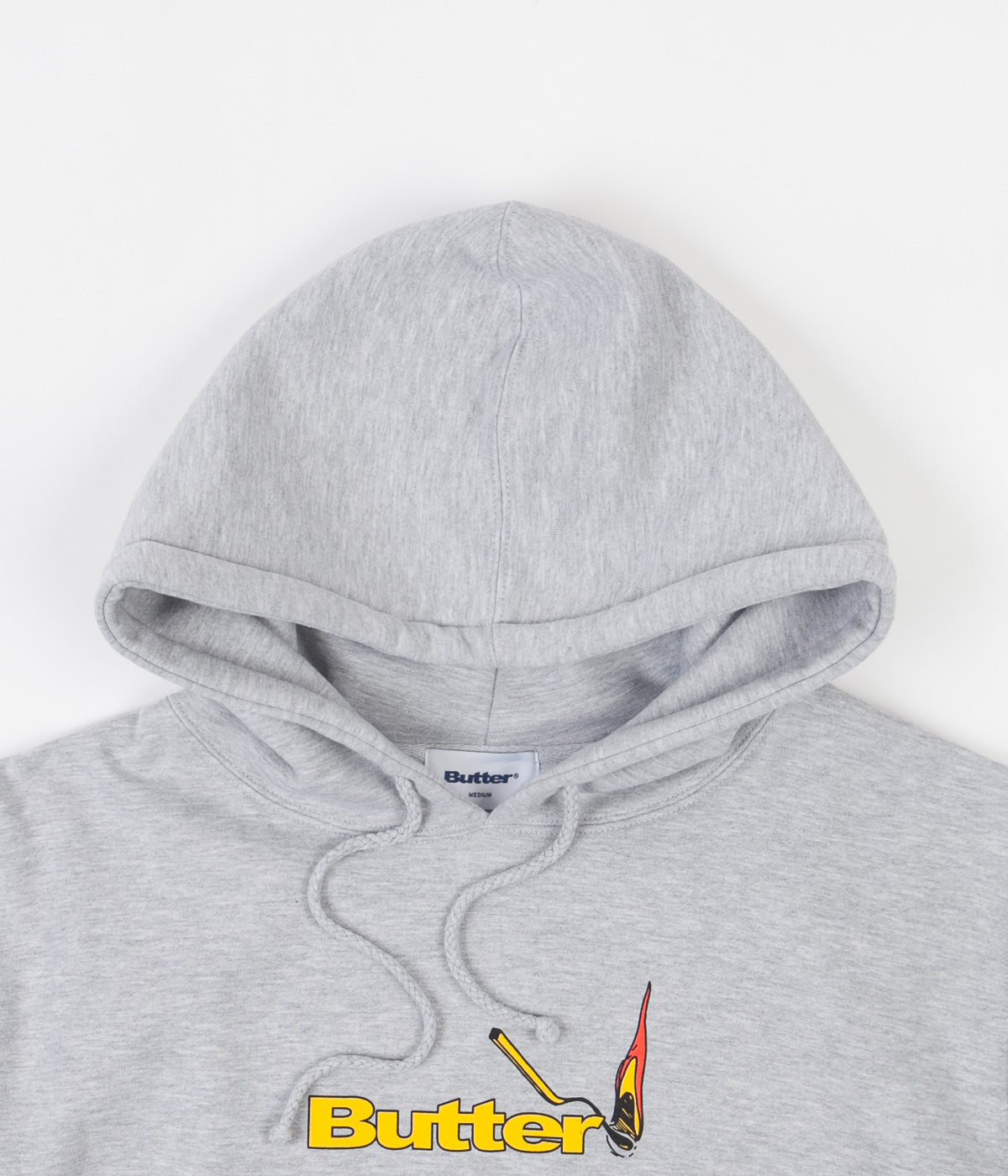 Butter Goods Match Hoodie - Heather Grey | Stylish & Comfortable Unisex Pullover for Streetwear & Casual Outfits | Perfect for Gym, Travel & Everyday Wear