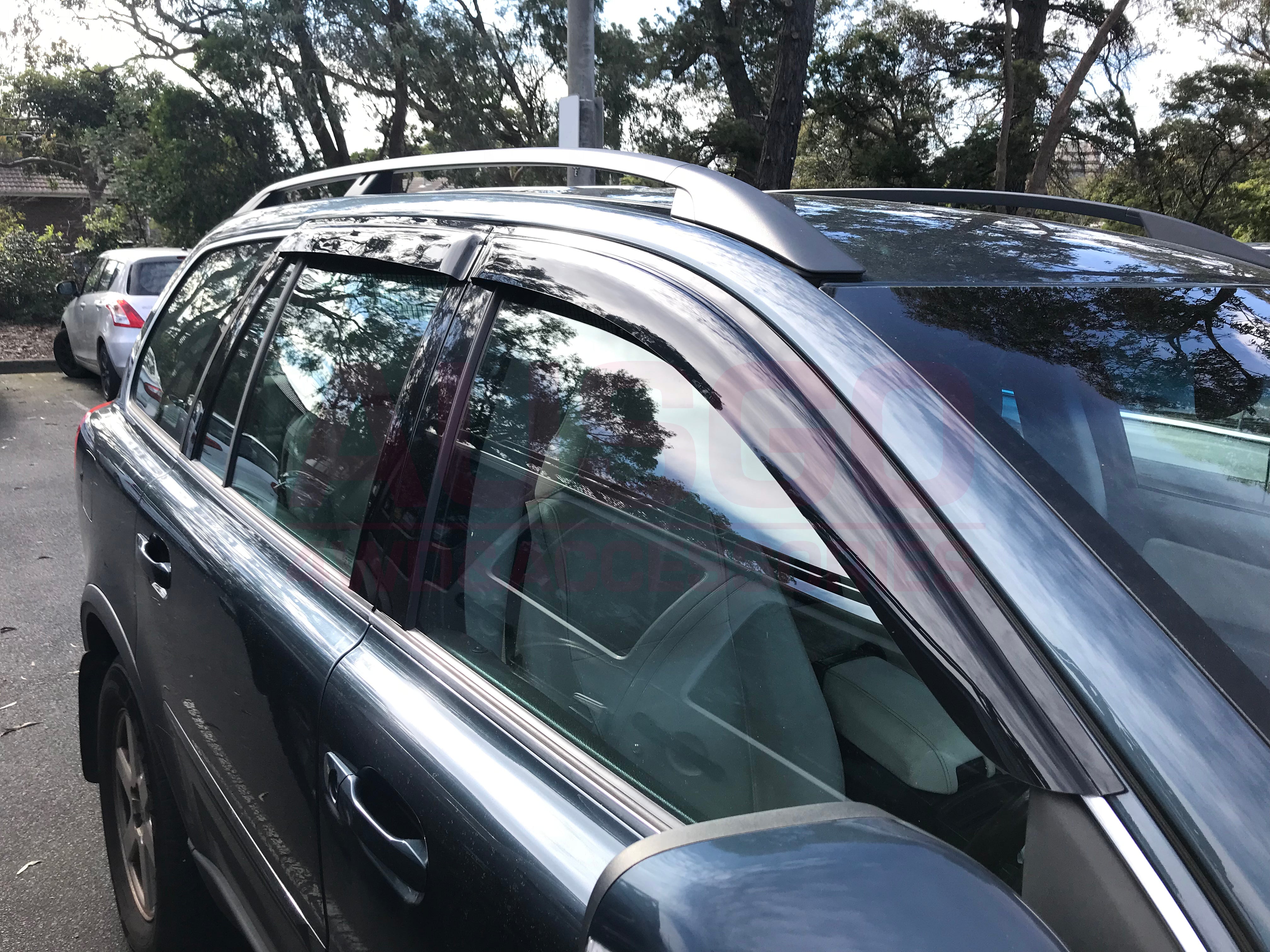 Volvo XC90 2003-2014 Weather Shields - Wind Deflectors & Rain Guards for Car Windows - Perfect for All-Weather Protection & Noise Reduction While Driving