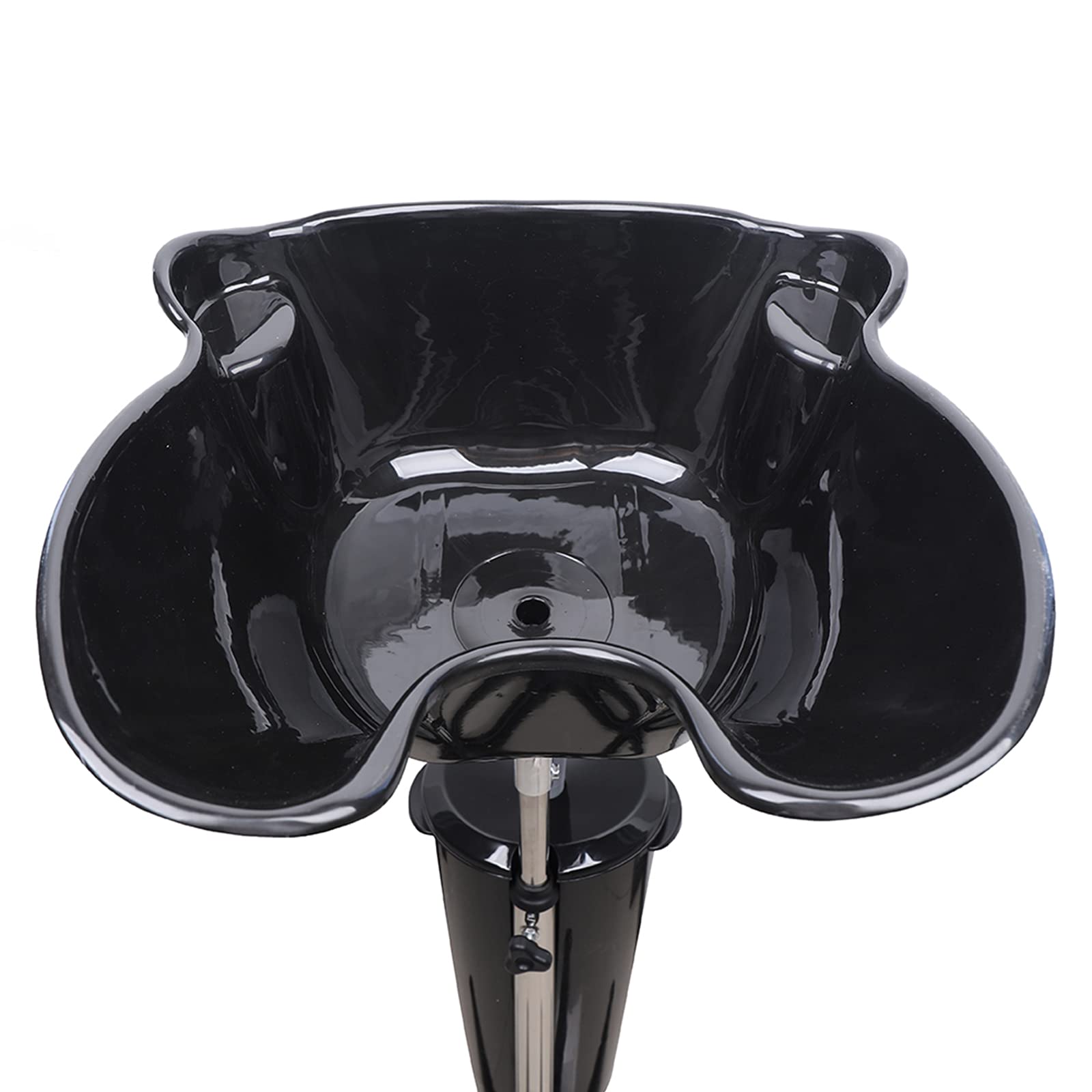 Portable Adjustable Salon Shampoo Sink Bowl with Drain Hose - Deep Hair Washing Basin for Home, Barber Shop & Beauty Salon - Perfect for Hair Treatments, Scalp Massage & Spa Relaxation (Style 2)