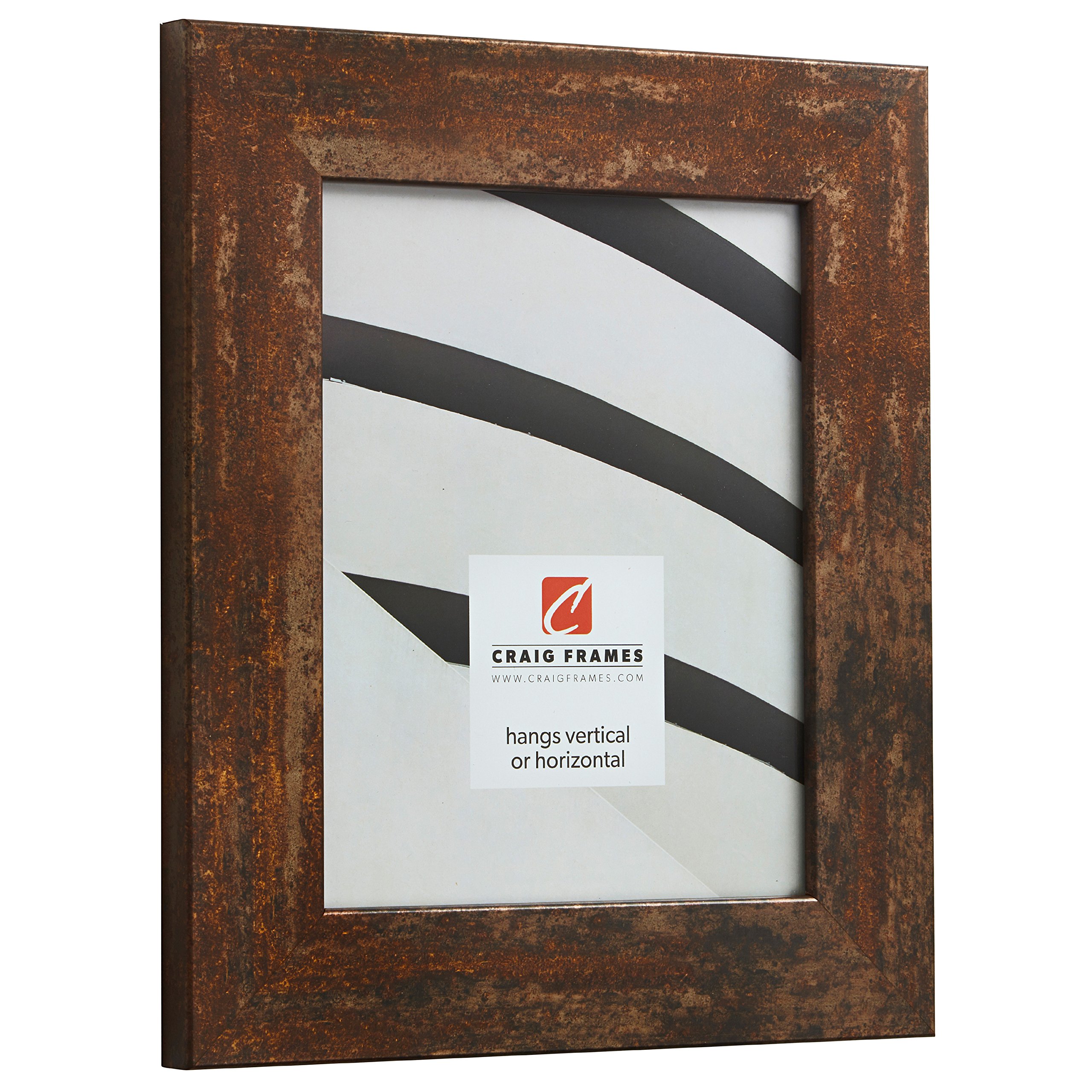Craig Frames Bauhaus 22x28 Inch Picture Frame - Brushed Silver for Wall Art & Photos
