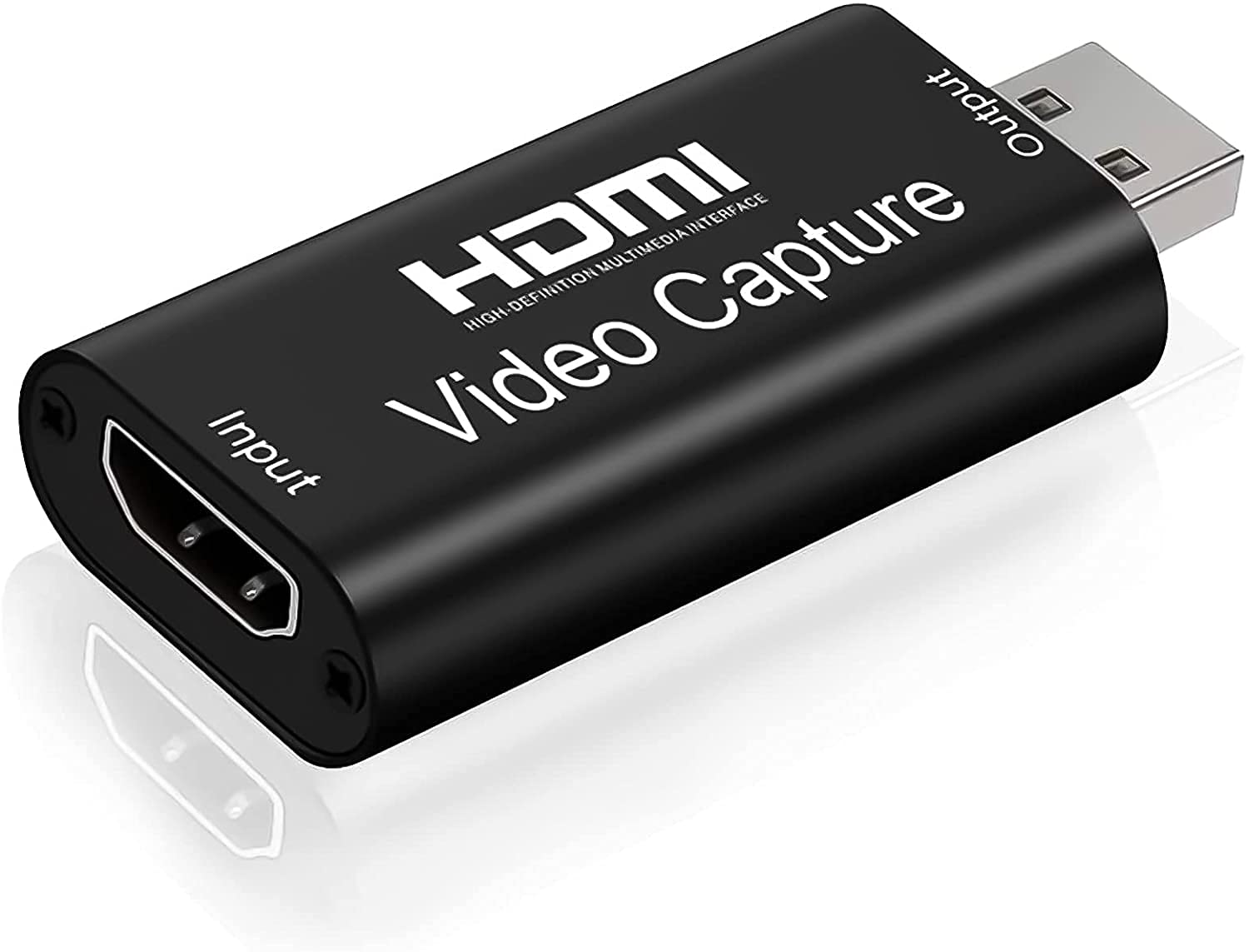 Yxflz 4K HDMI Video Capture Card - 1080P/4K HDMI to USB 2.0 Audio Video Recorder for DSLR, Camcorder, Action Camera | Perfect for Live Streaming, Gaming, Online Teaching & Video Conferencing | Compatible with PC, Mac & Laptop