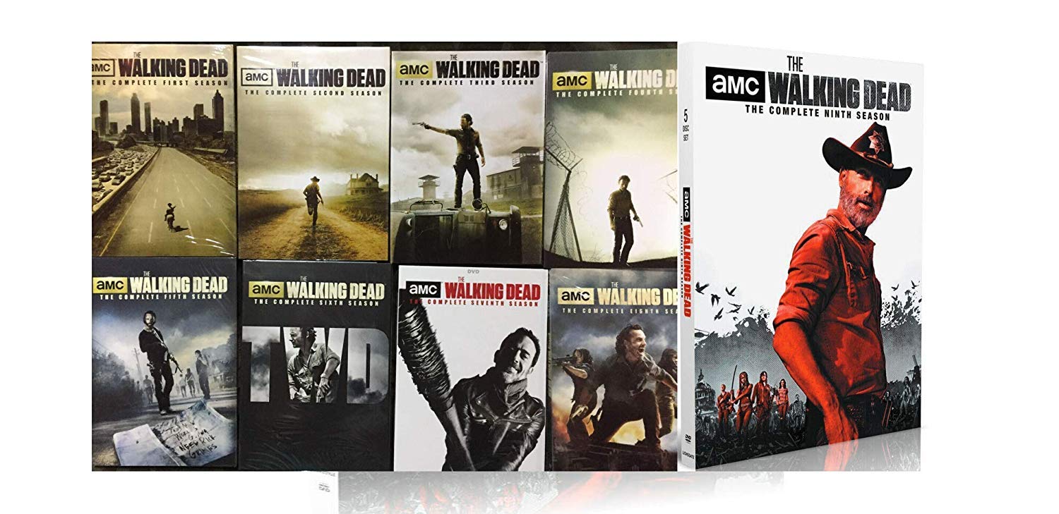 The Walking Dead Complete Seasons 1-9 DVD Box Set (41 Discs) - Ultimate Collector's Edition for Zombie Apocalypse Fans | Perfect for Binge-Watching & Home Entertainment