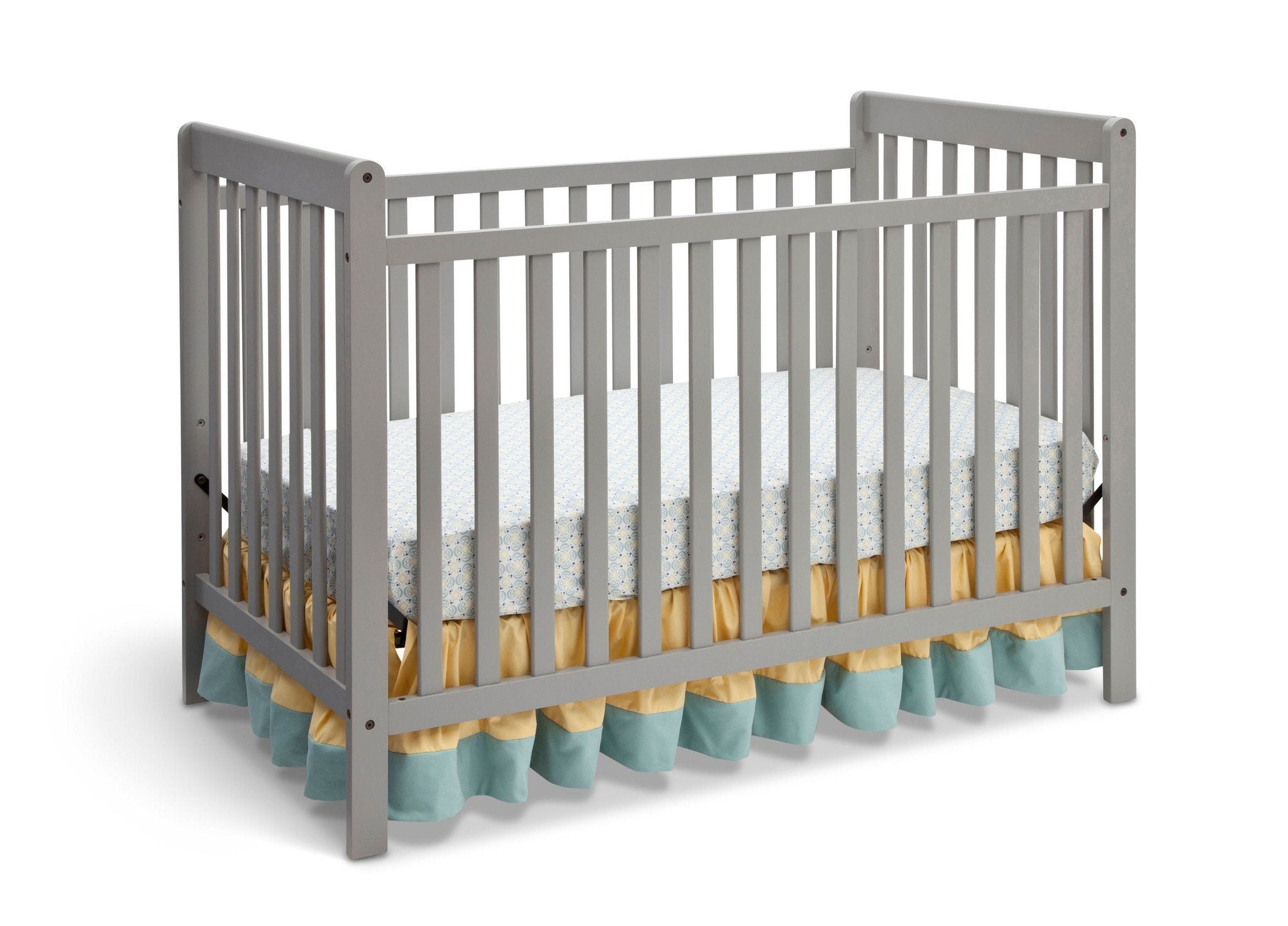 3-in-1 Convertible Baby Crib with Adjustable Height - Toddler Bed & Daybed - Perfect for Nursery, Bedroom & Small Spaces