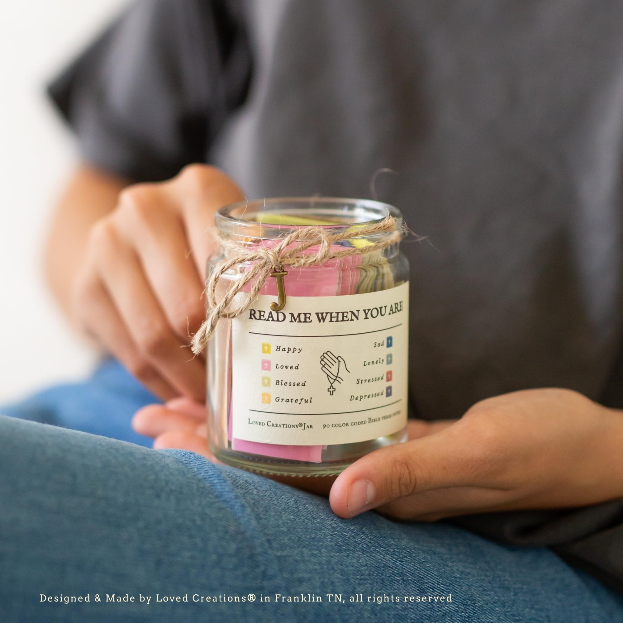 Bible Verses Prayer Jar - Christian Scripture Gifts for Women & Men | Daily Devotional & Family Worship