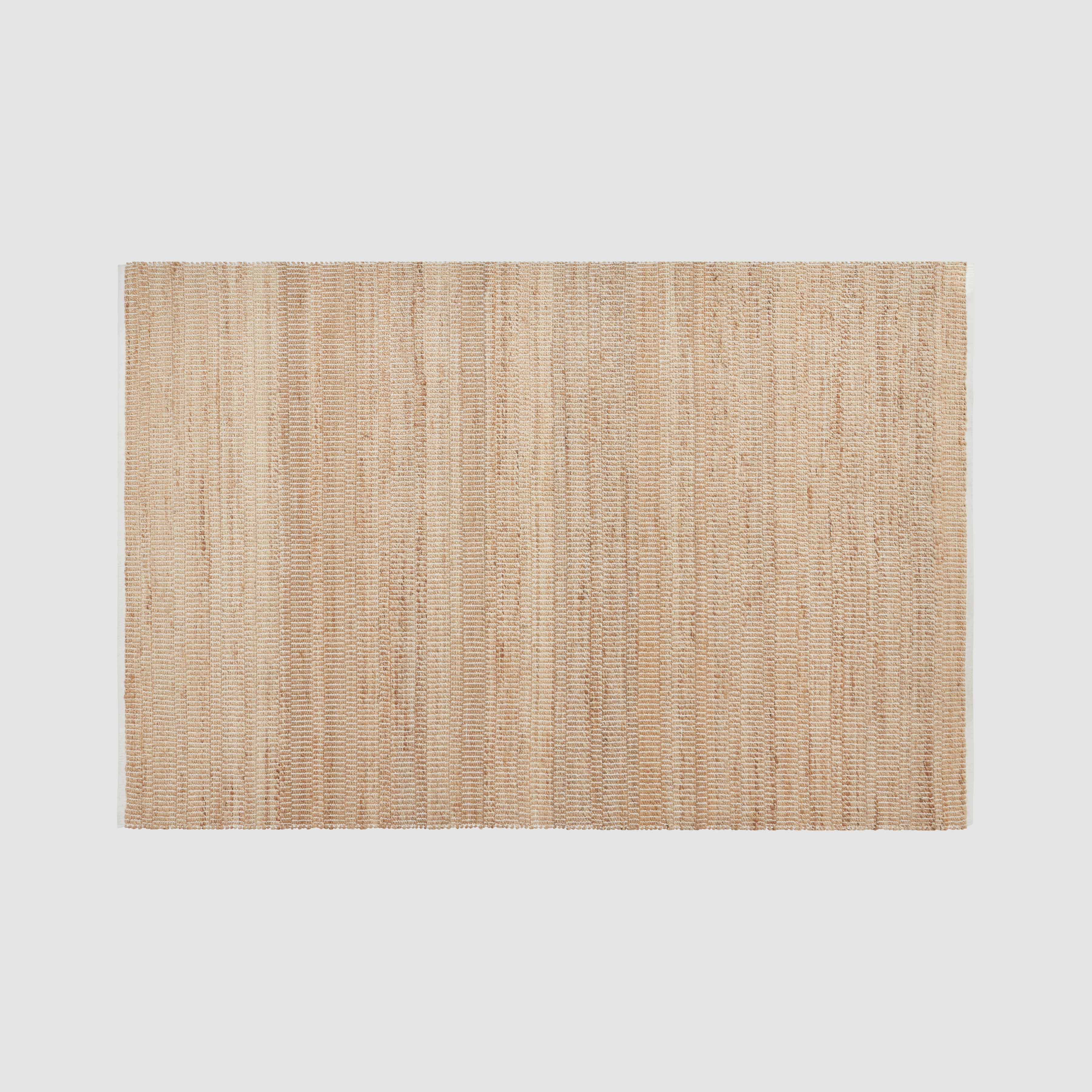 Anika Handwoven Jute Area Rug - Natural Eco-Friendly Floor Mat for Living Room, Bedroom & Dining Area - Perfect for Boho, Farmhouse & Coastal Decor Styles