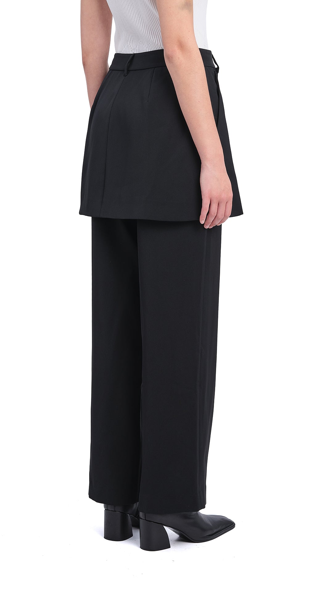 2 in 1 Straight Fit Pants for Men & Women - Comfortable Stretch Work Pants with Belt Loops - Perfect for Office, Travel & Casual Wear