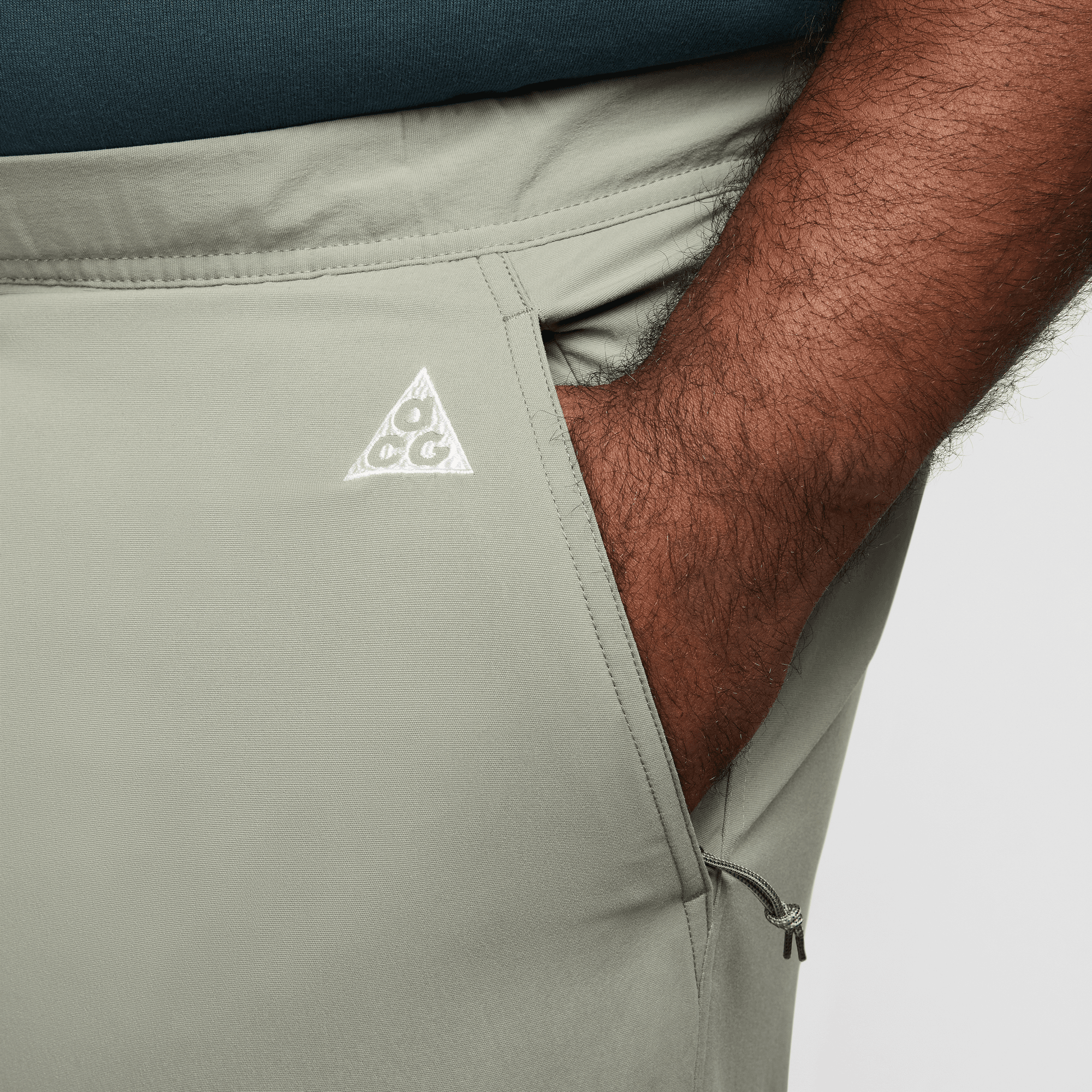 ACG Men's UV Protection Hiking Pants - Dark Stucco & Vintage Green | Quick-Dry Outdoor Adventure Pants for Hiking, Camping & Travel