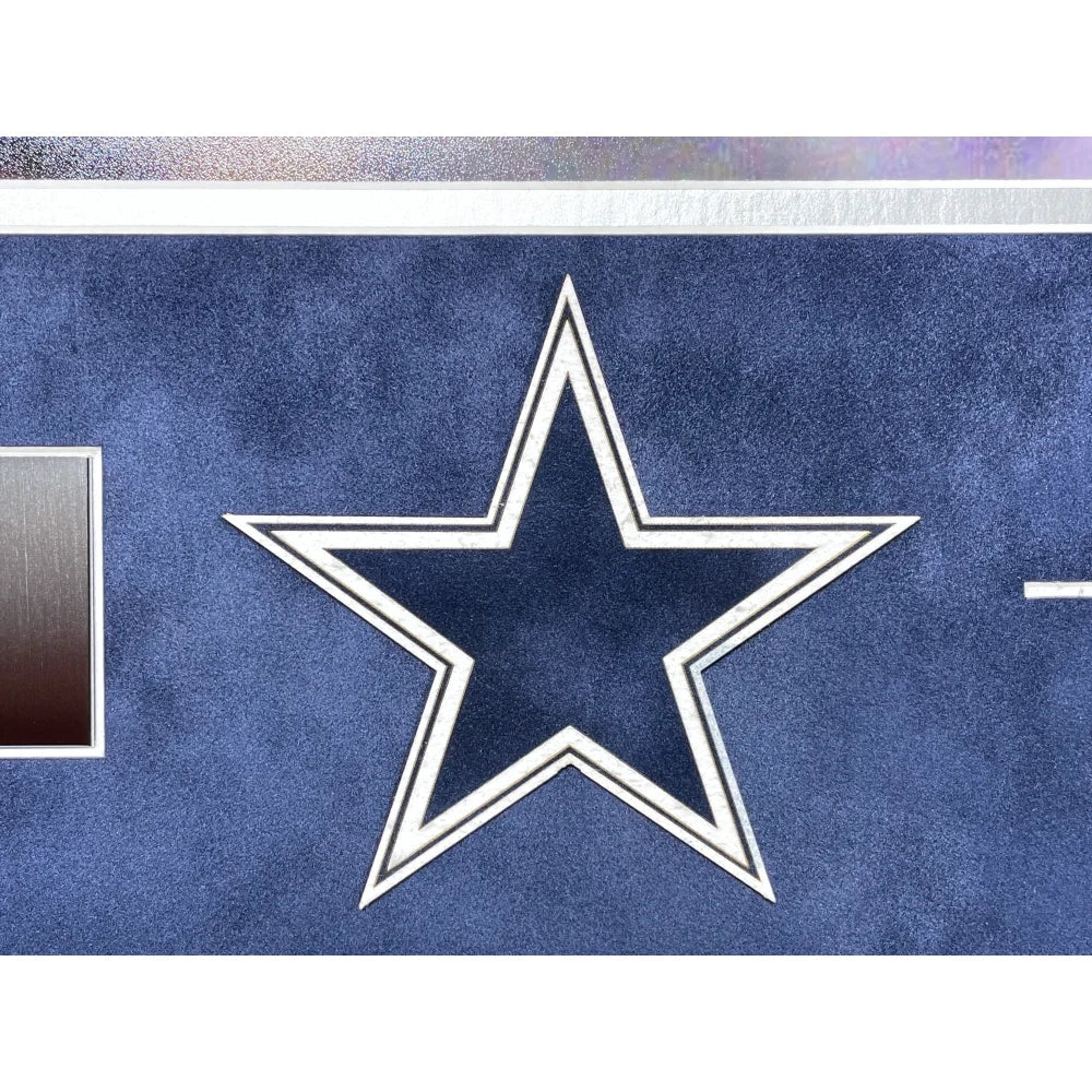 Emmitt Smith Autographed Dallas Cowboys 16x20 Framed Photo - Signed BAS Prova Certified Memorabilia - Perfect for Sports Fans, Man Cave Decor & NFL Collectors