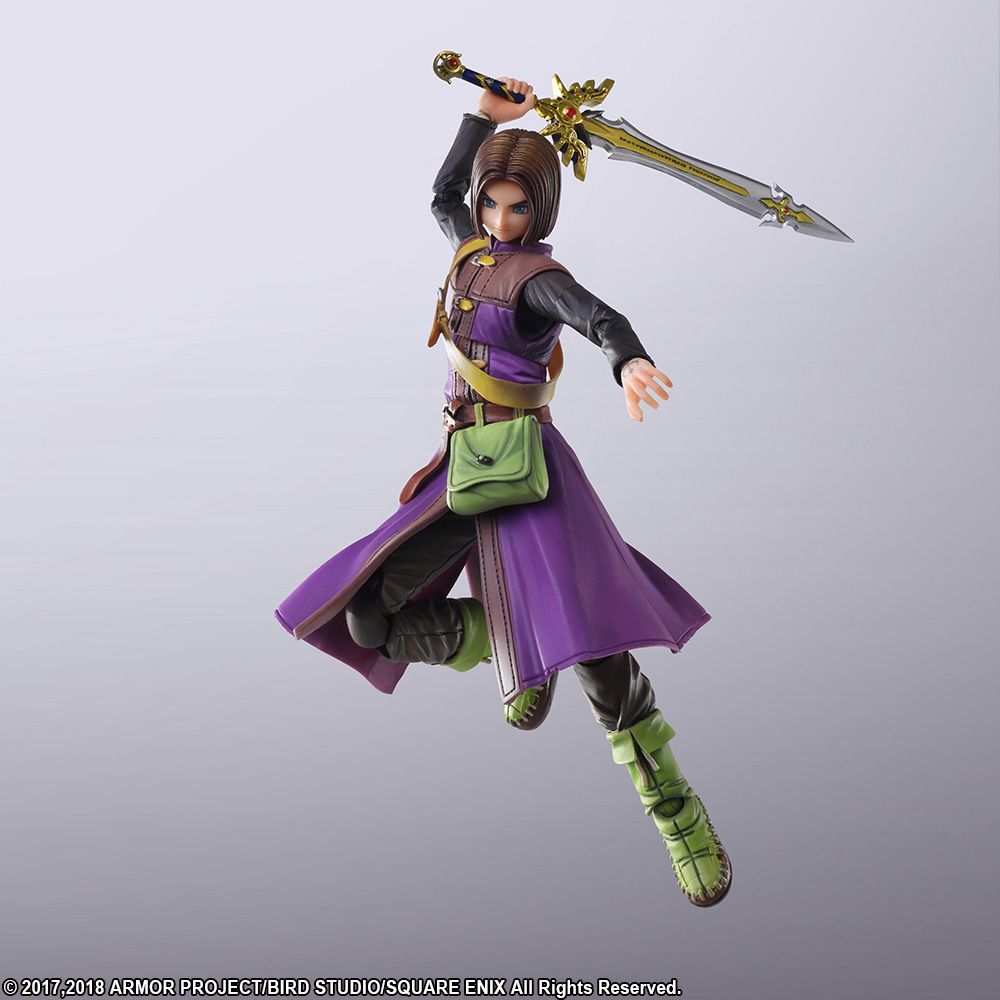 Bring Arts Dragon Quest XI The Luminary Action Figure by Square Enix - Collectible Anime Gaming Character Model for Display & Cosplay