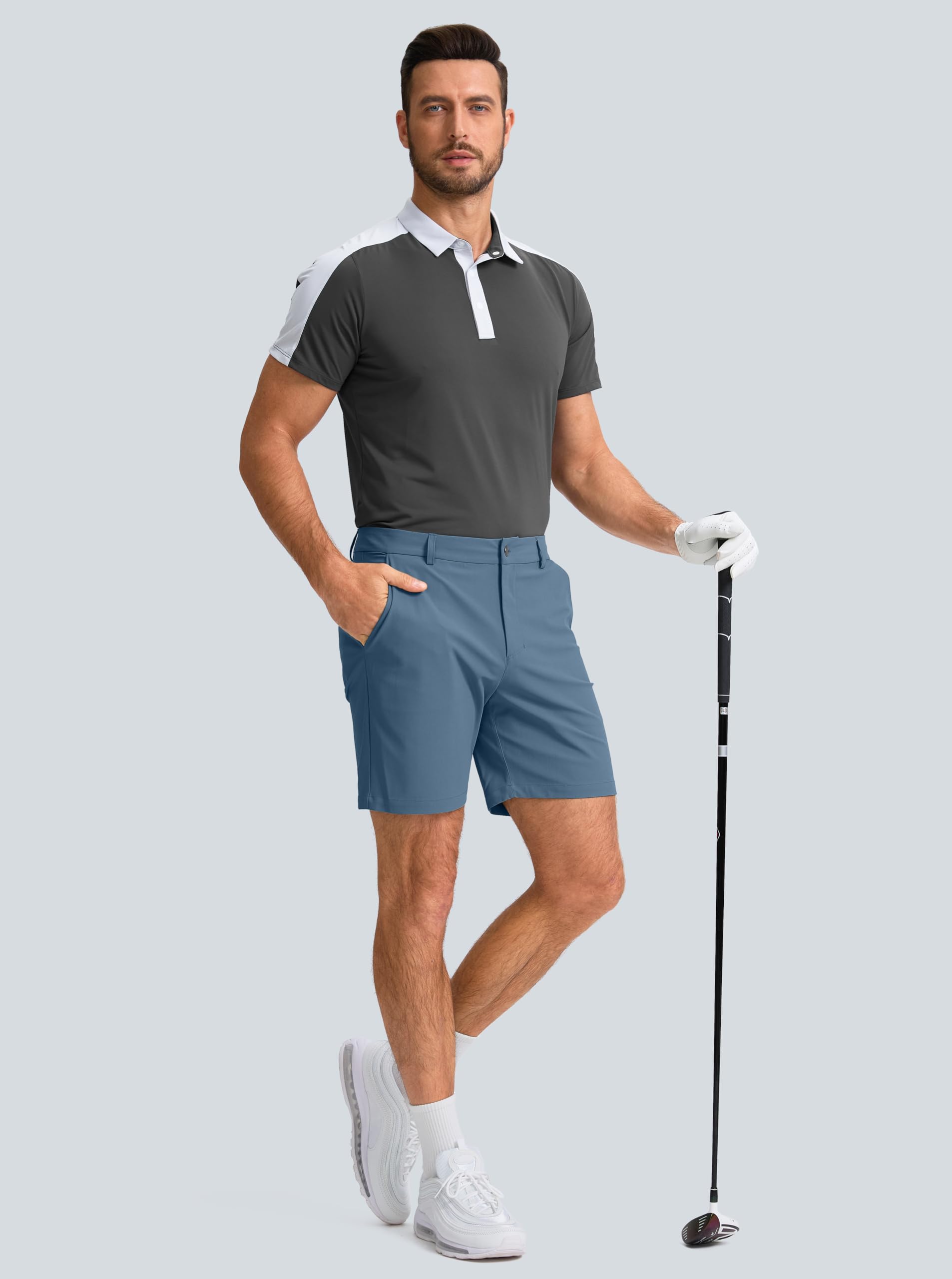 Obla Men's Stretch Golf Shorts - 7