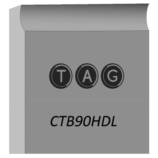 B&B Pipe Tools CTF9010HDL Heavy Duty 90 Degree Facing Cutting Tool - 10mm Thick for Large Pipes | Plumbing, HVAC & Industrial Pipe Cutting Applications