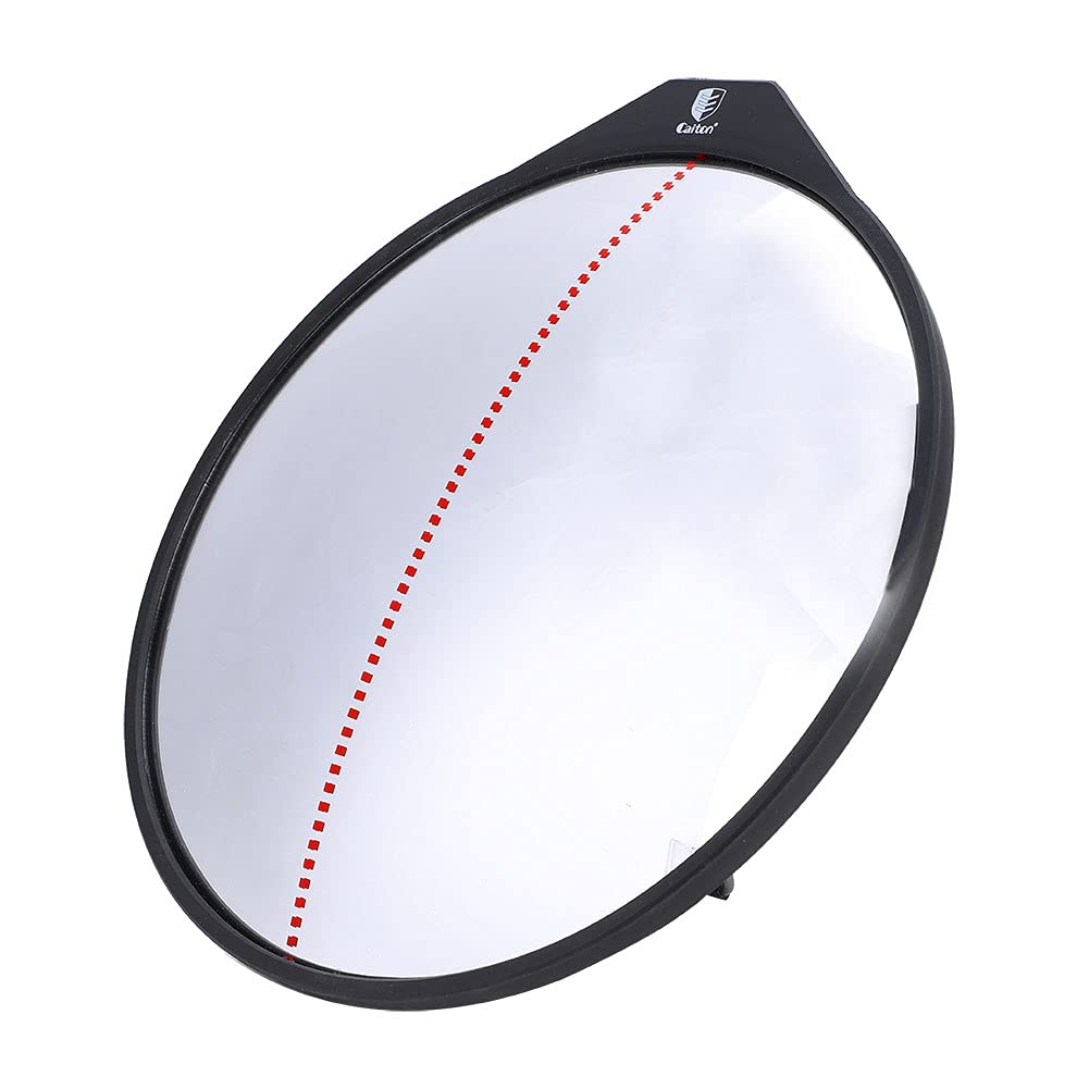 VGEBY Adjustable Angle Convex Swing Trainer Mirror - Acrylic Stainless Steel Stand for Golf Practice & Training | Perfect for Indoor/Outdoor Driving Range & Backyard Practice
