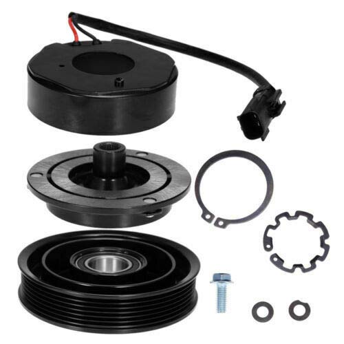 CoolTech AC Compressor Clutch Kit Pulley Replacement for 2008-2010 Jeep Grand Cherokee 3.7L 4.7L - Perfect for AC System Repair & Maintenance