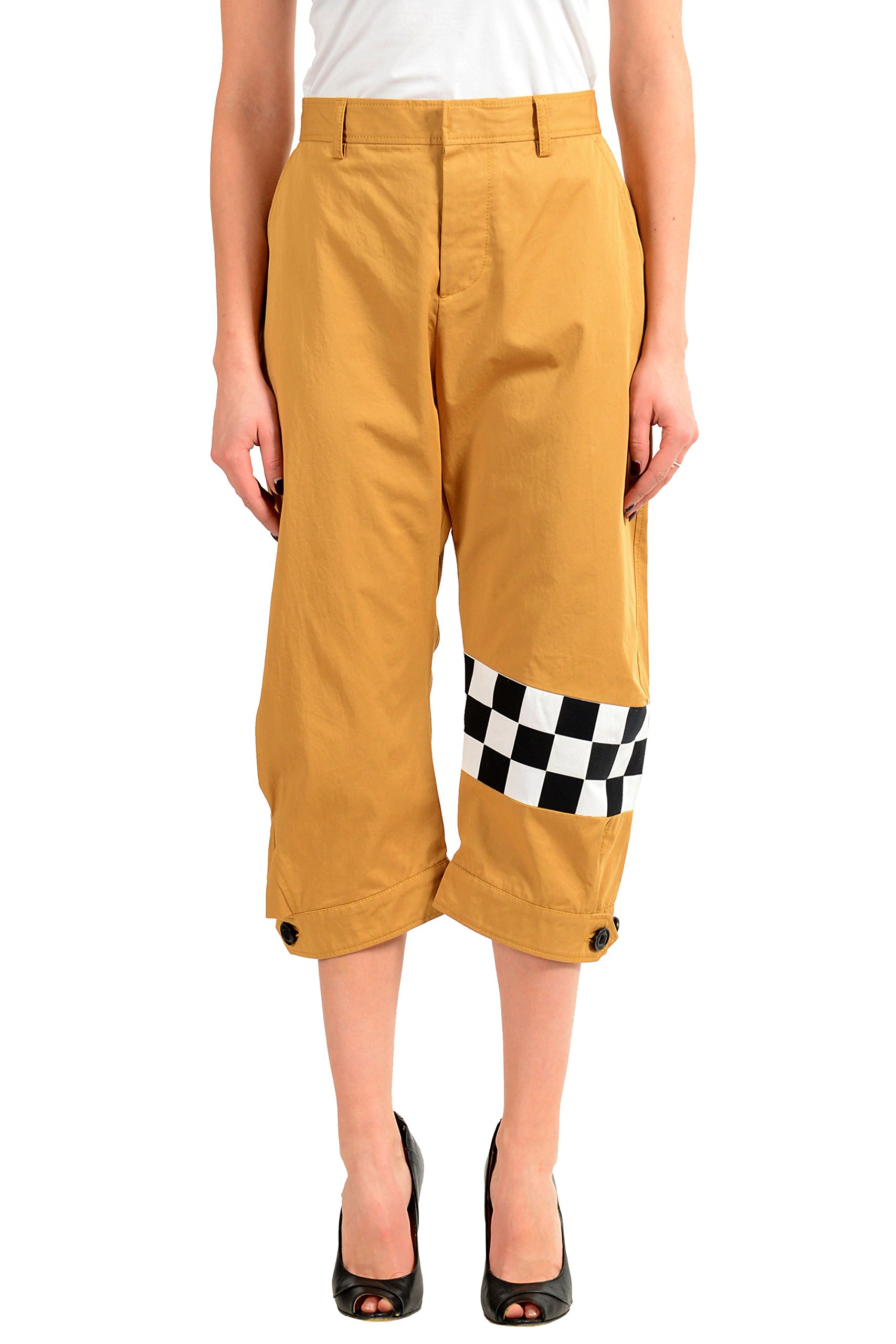 DSQUARED2 Women's Casual Brown Pants - US XS (IT 38) | Comfortable High-Waisted Trousers for Work, Travel & Everyday Wear