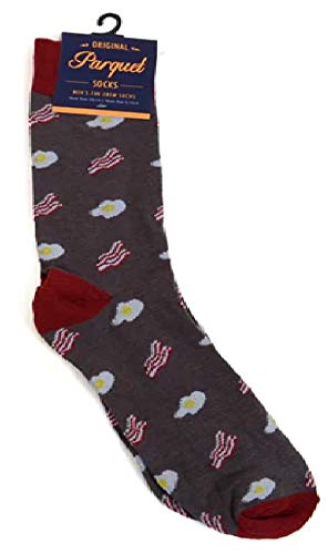 Stylish Men's Parquet Pattern Novelty Socks - Funny & Comfortable Dress Socks for Dad - Perfect Gift for Birthday, Father's Day & Office Wear