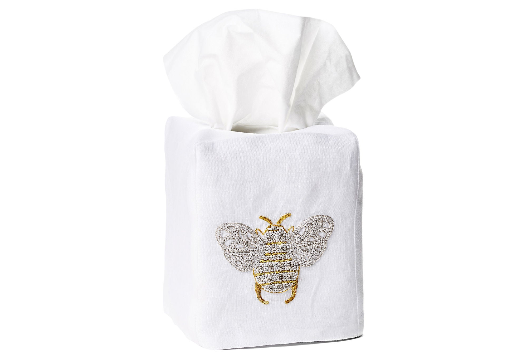 Bee-Themed Decorative Tissue Box Cover - Cute Honeycomb Design for Home & Office Decor | Perfect for Living Room, Bedroom, or Bathroom