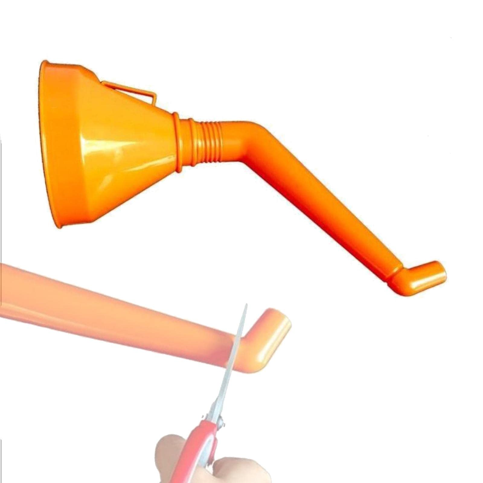 T.O.G. Gasoline Fuel Funnel with Handle - 130mm Durable Multi-Purpose Automotive Tool for Garage, DIY Car Maintenance & Motorcycle Fueling | Essential Auto Accessories for Easy Fluid Transfer