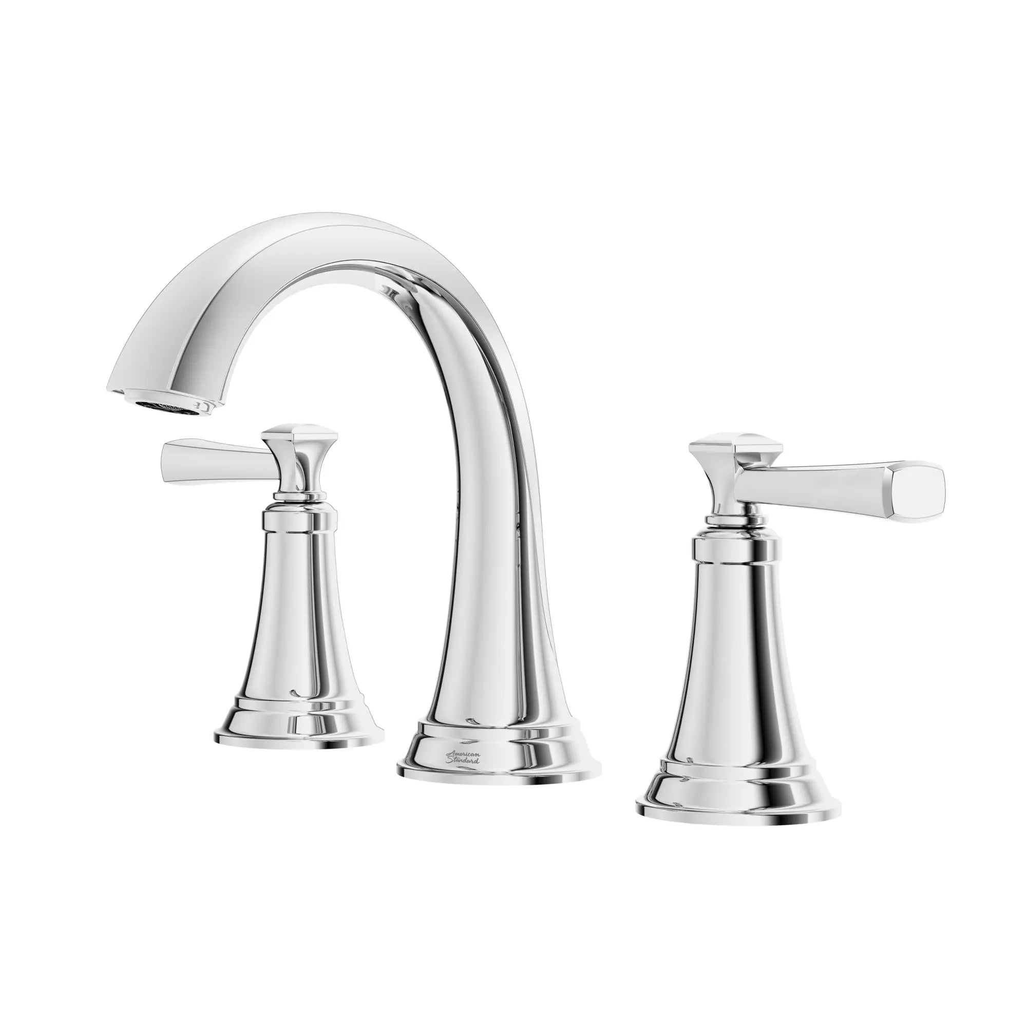 Glenmere 8 Inch Widespread 2 Handle Bathroom Faucet - 1.2 GPM/4.5 LPM Water-Saving Design with Lever Handles - Perfect for Modern Bathroom Vanities and Powder Rooms