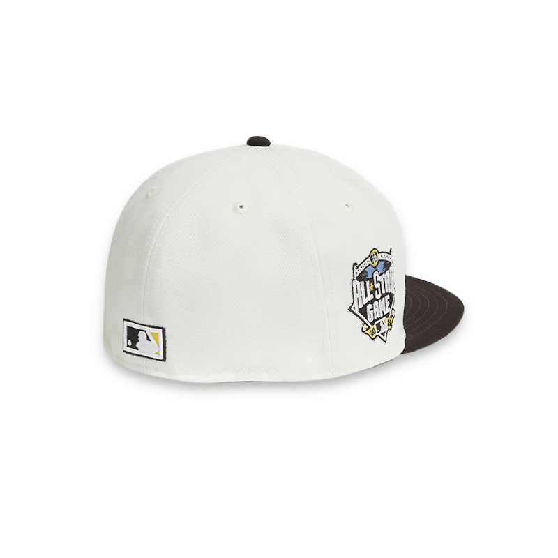 San Diego Padres 16 ASG White 59FIFTY Fitted Hat for Men - Official MLB Baseball Cap for Games & Streetwear Fashion